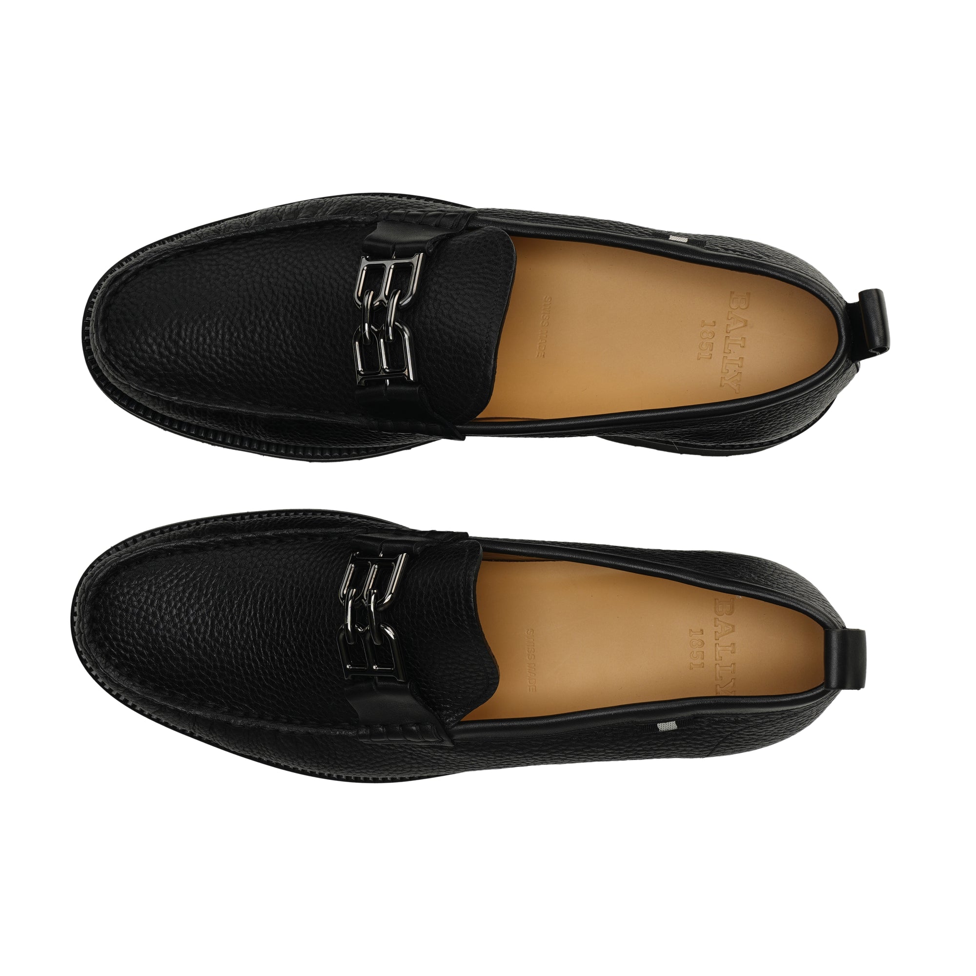 Bally Nolam Leather Moccasins