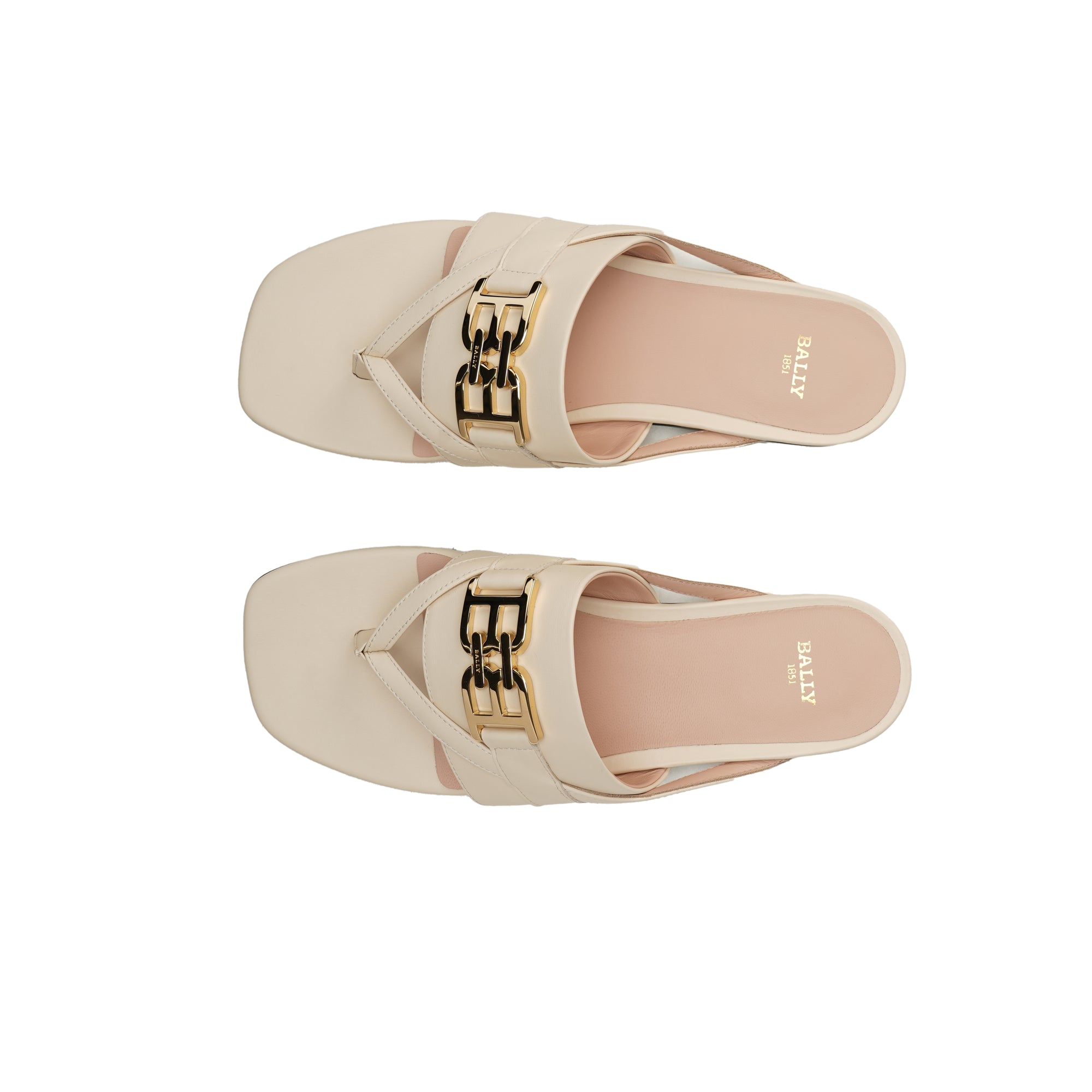 Bally Elia Flat Leather Sandals