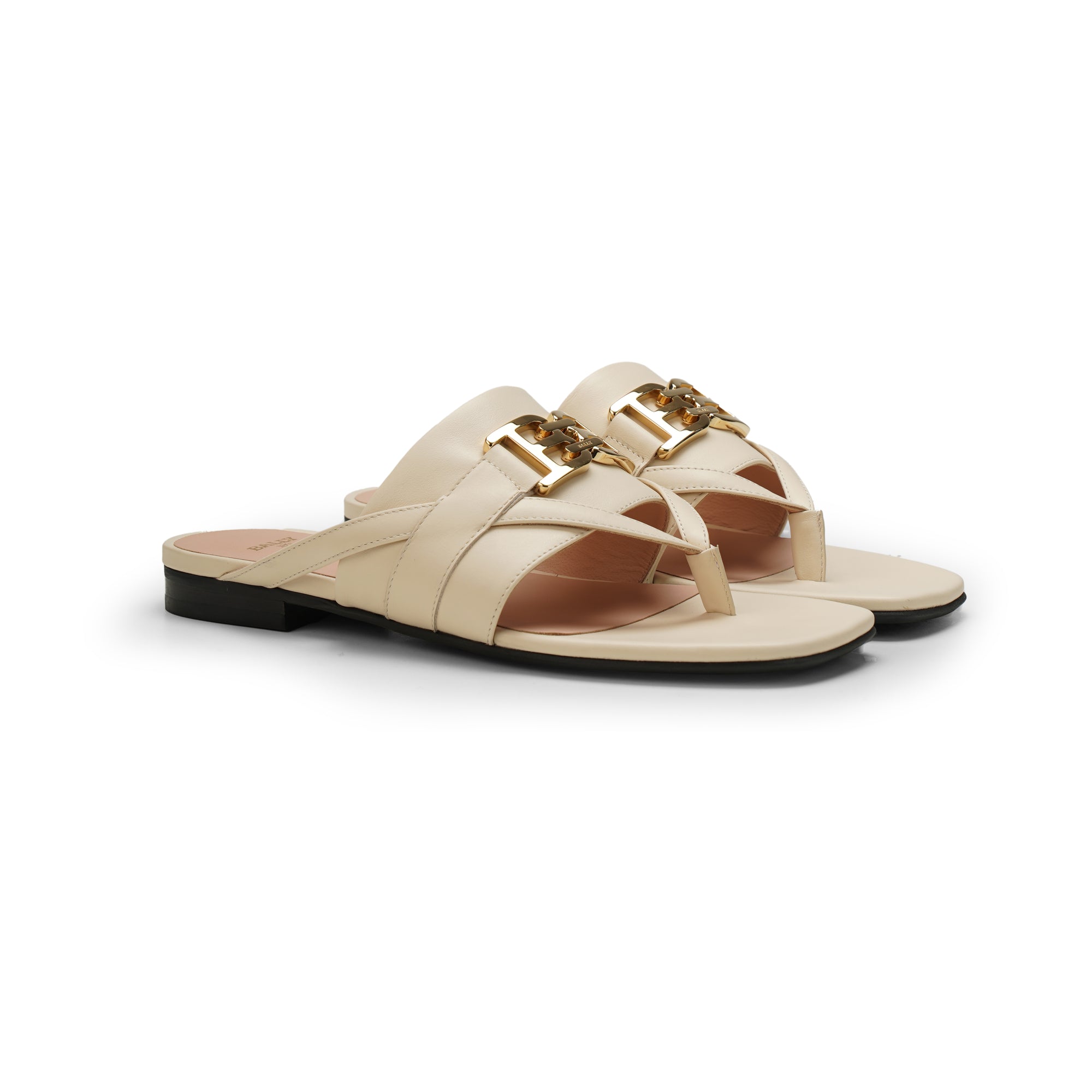 Bally Elia Flat Leather Sandals