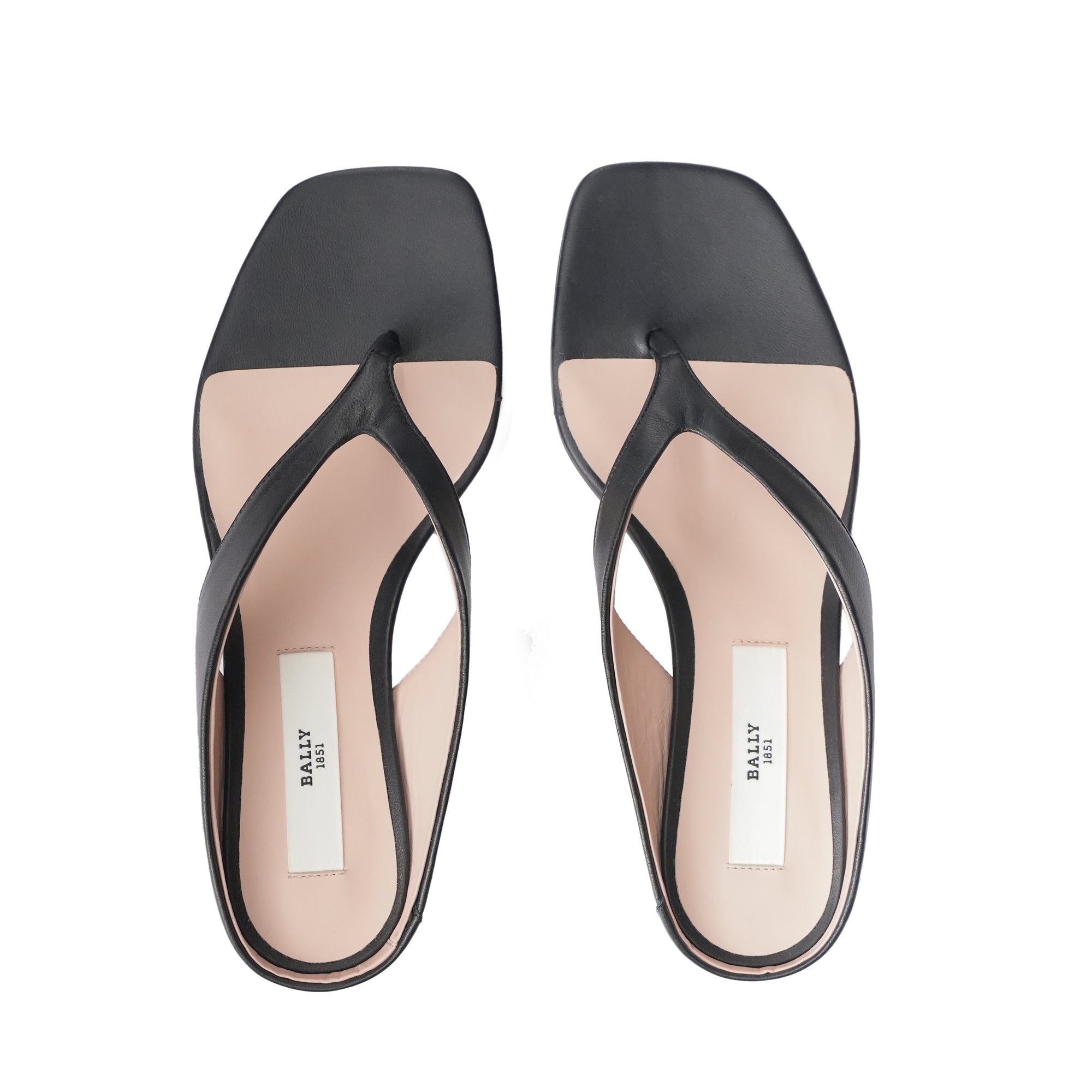 Bally Nyna 45mm Leather Sandal Heels