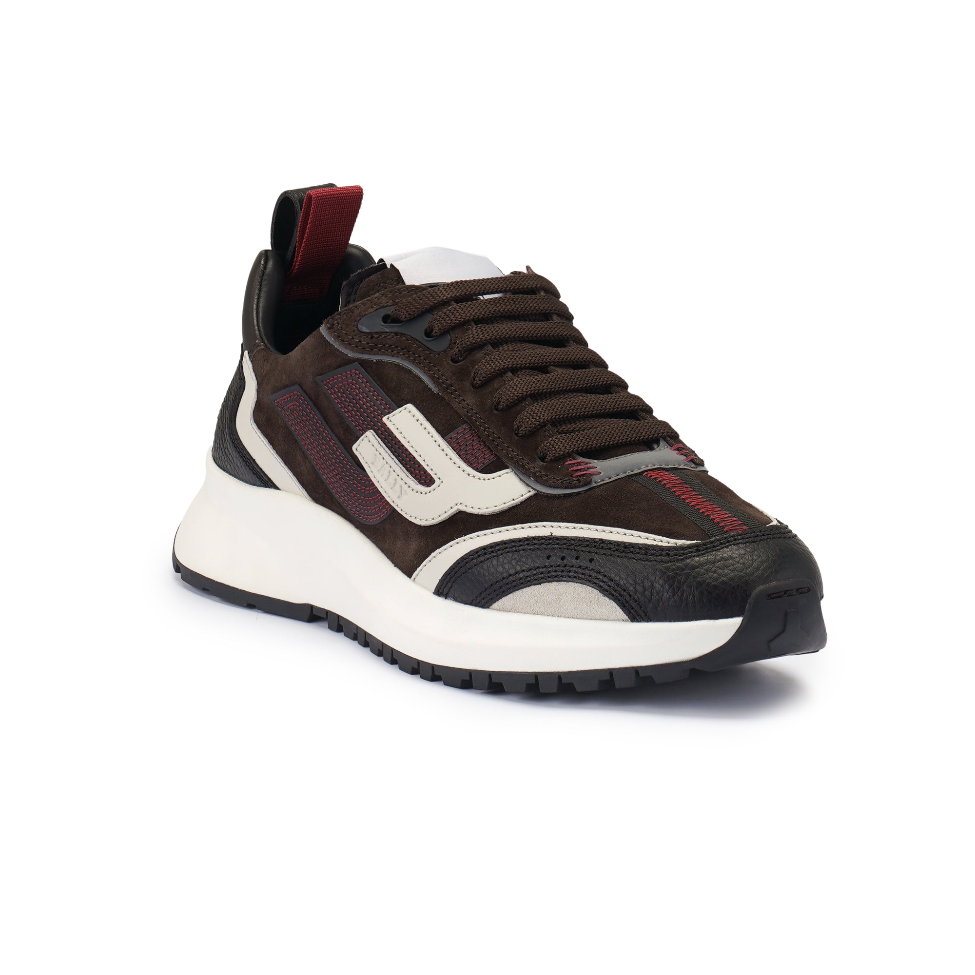 Bally Darky T Leather Suede Sneakers