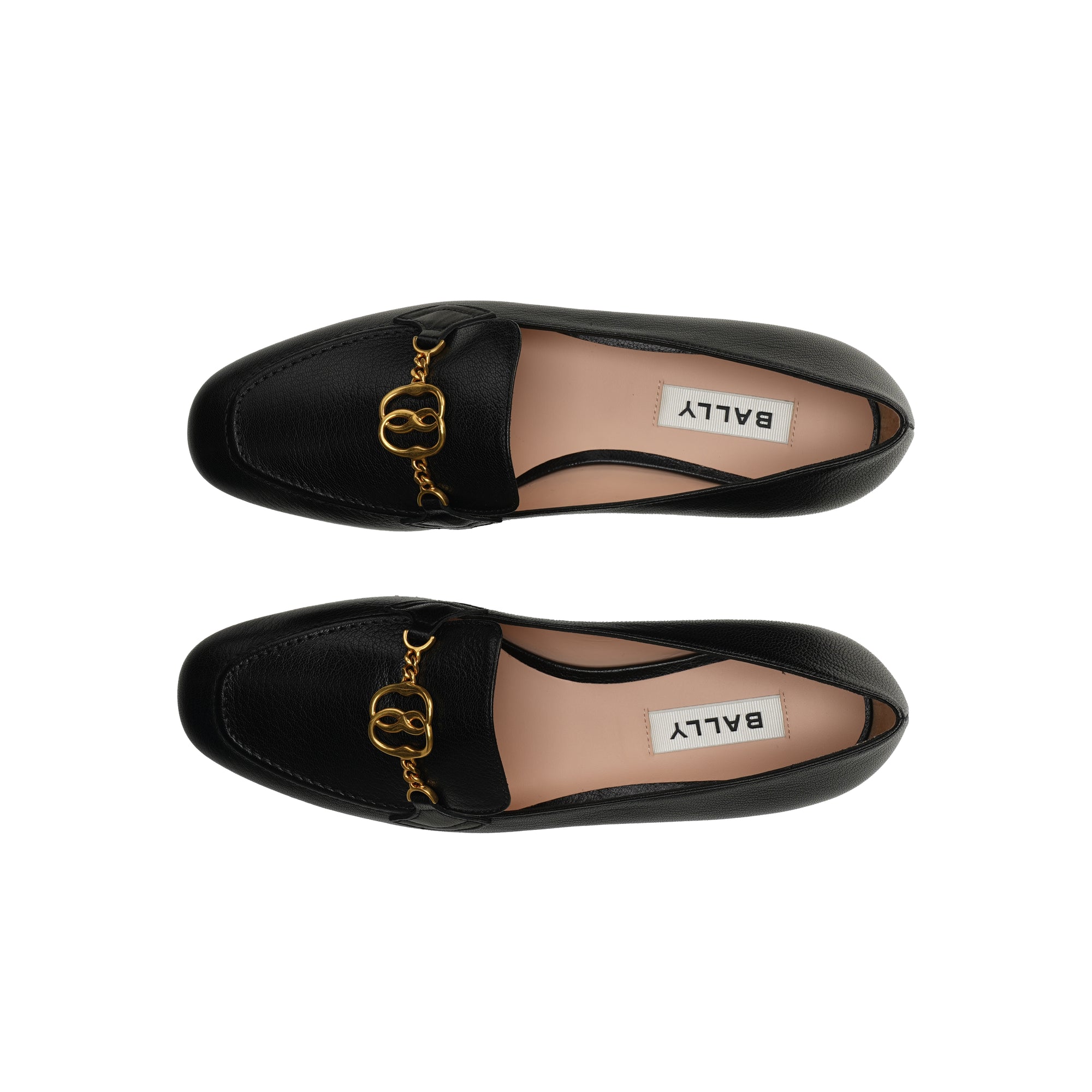 Bally Obrien Daily Emblem Leather Loafers