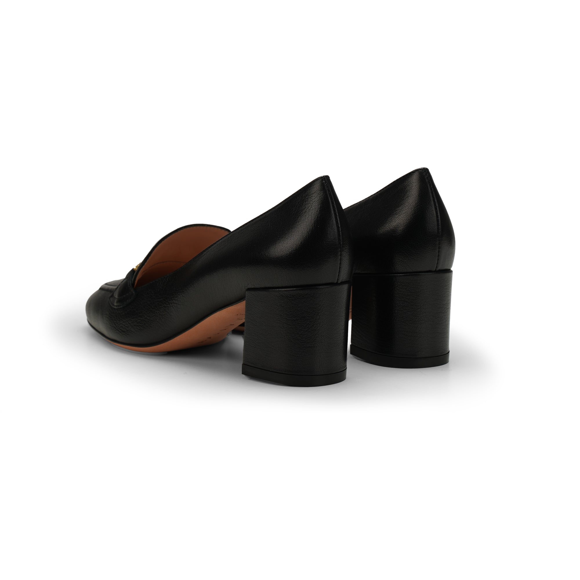 Bally Obrien Emblem Leather Wedges Pumps