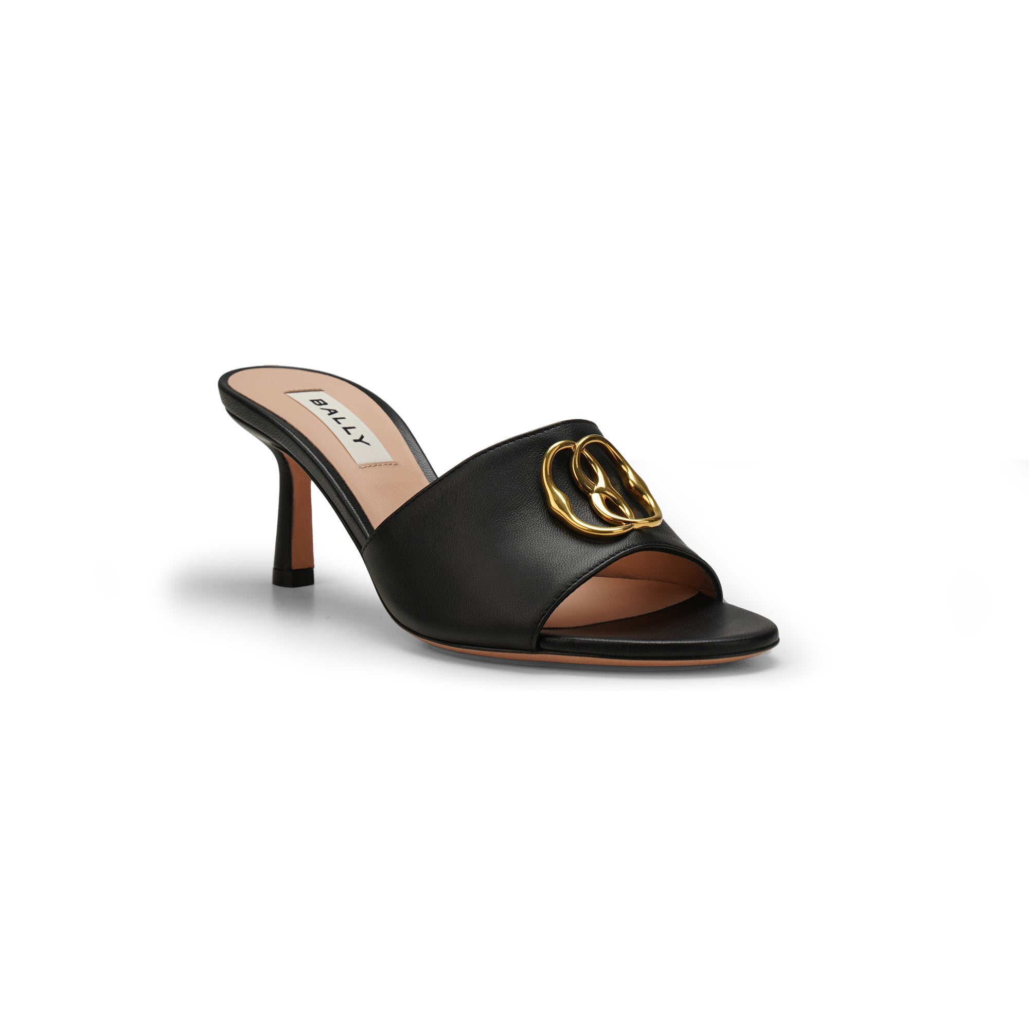 Bally Emblem Geha Leather Sandals