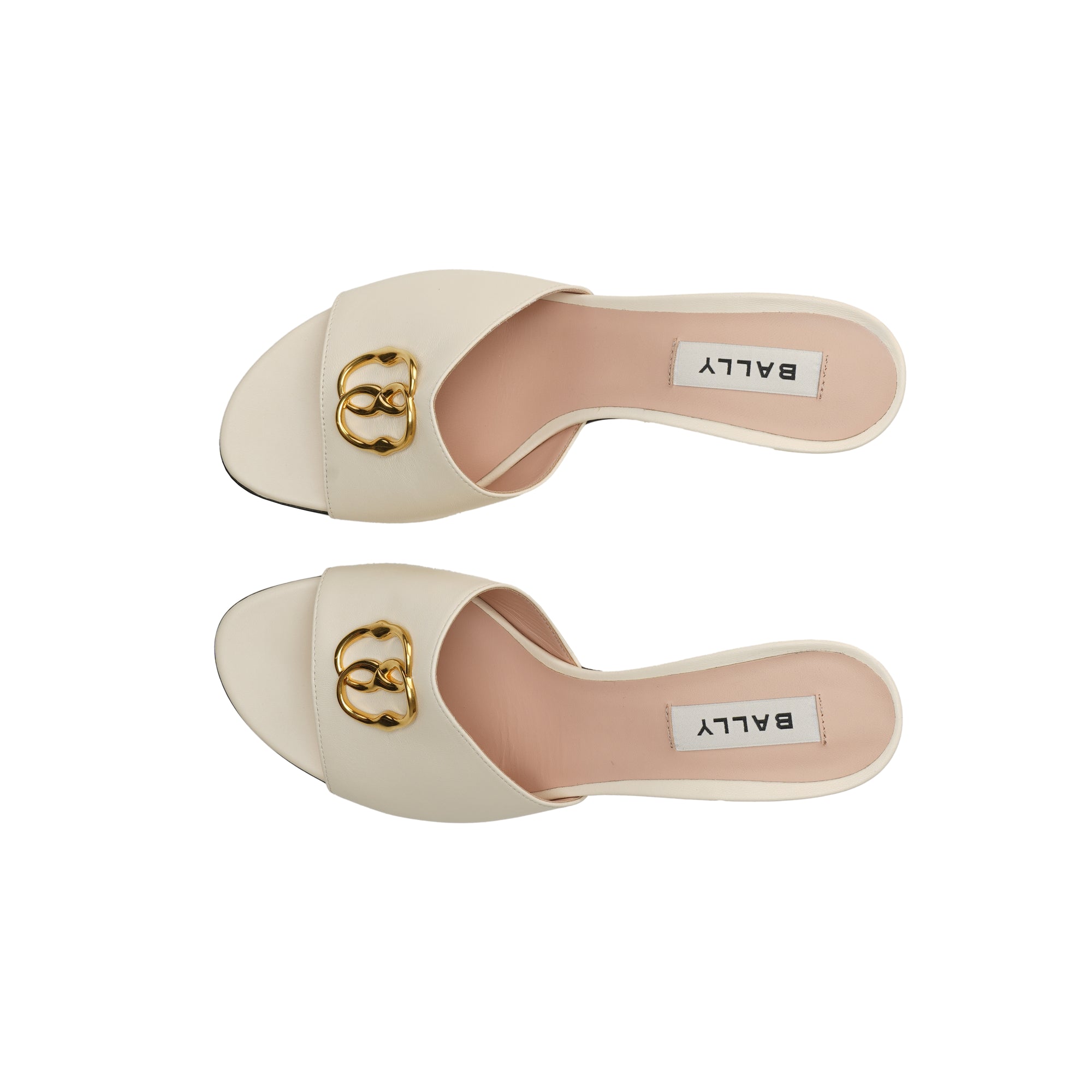Bally Emblem Geha Leather Sandals