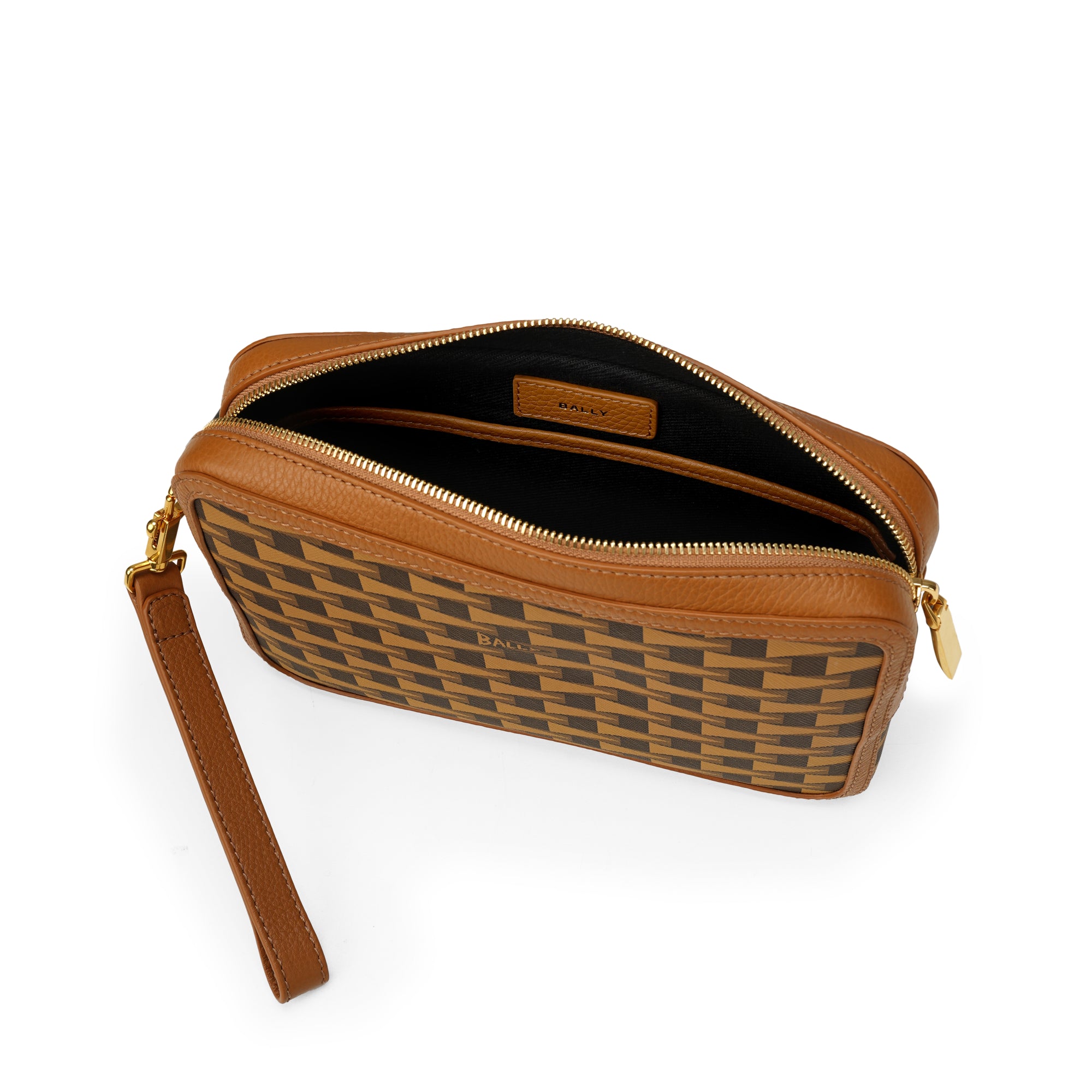 Bally Pennant Pochett Clutch Leather Bag