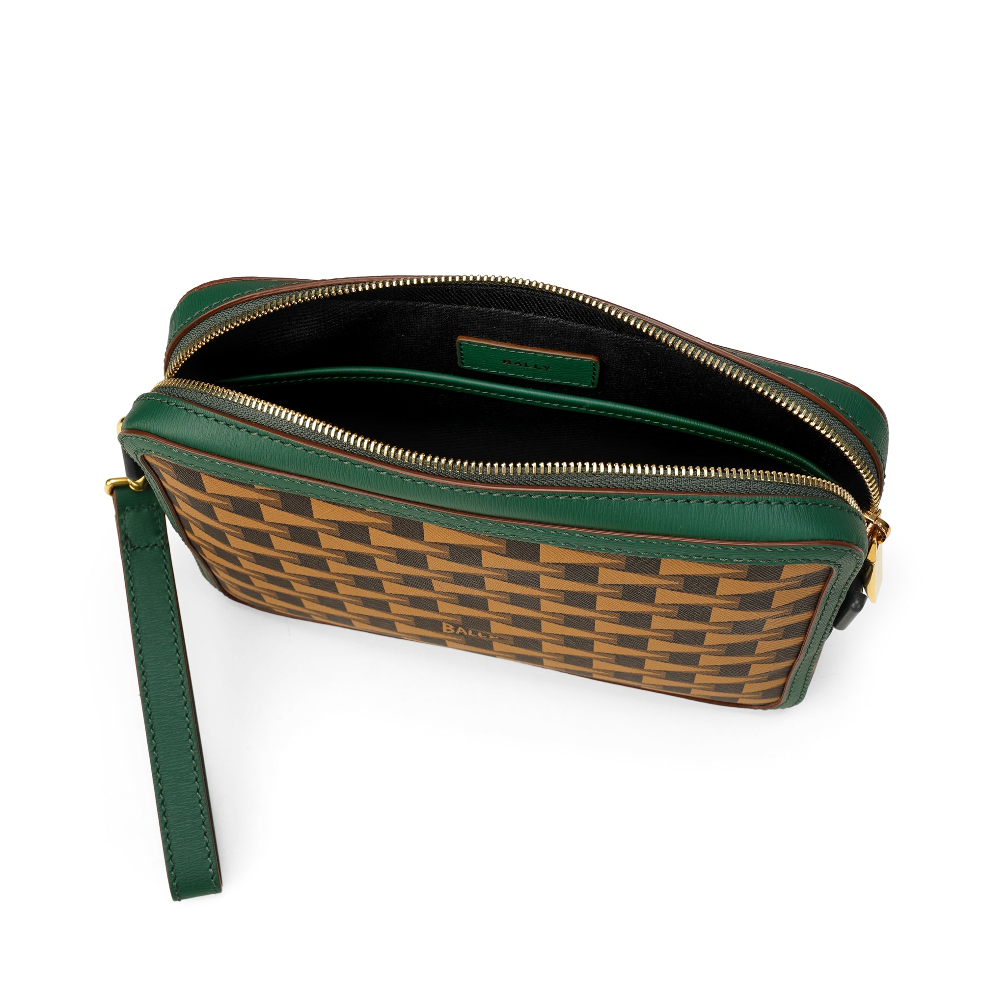 Bally Pennant Pochett Clutch Leather Bag