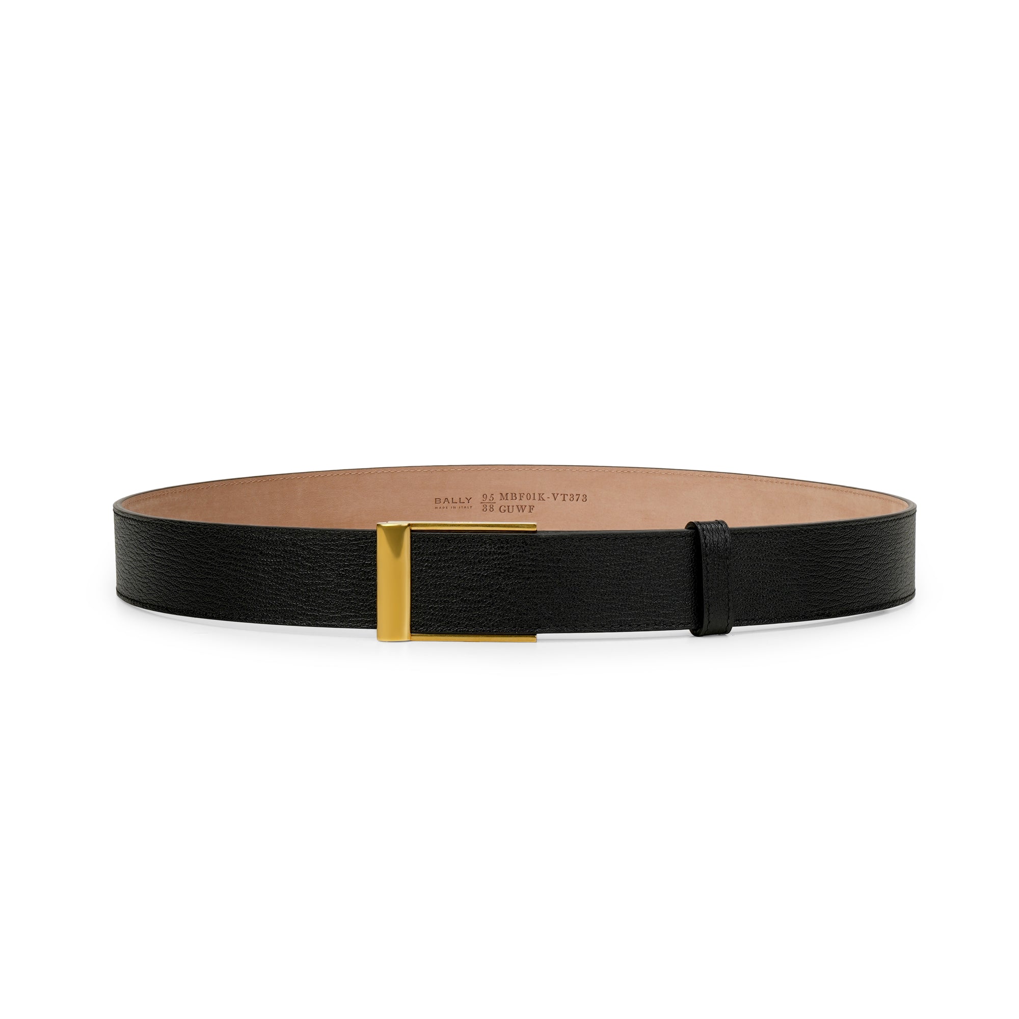 Bally Outline 35mm Grained Leather Belt