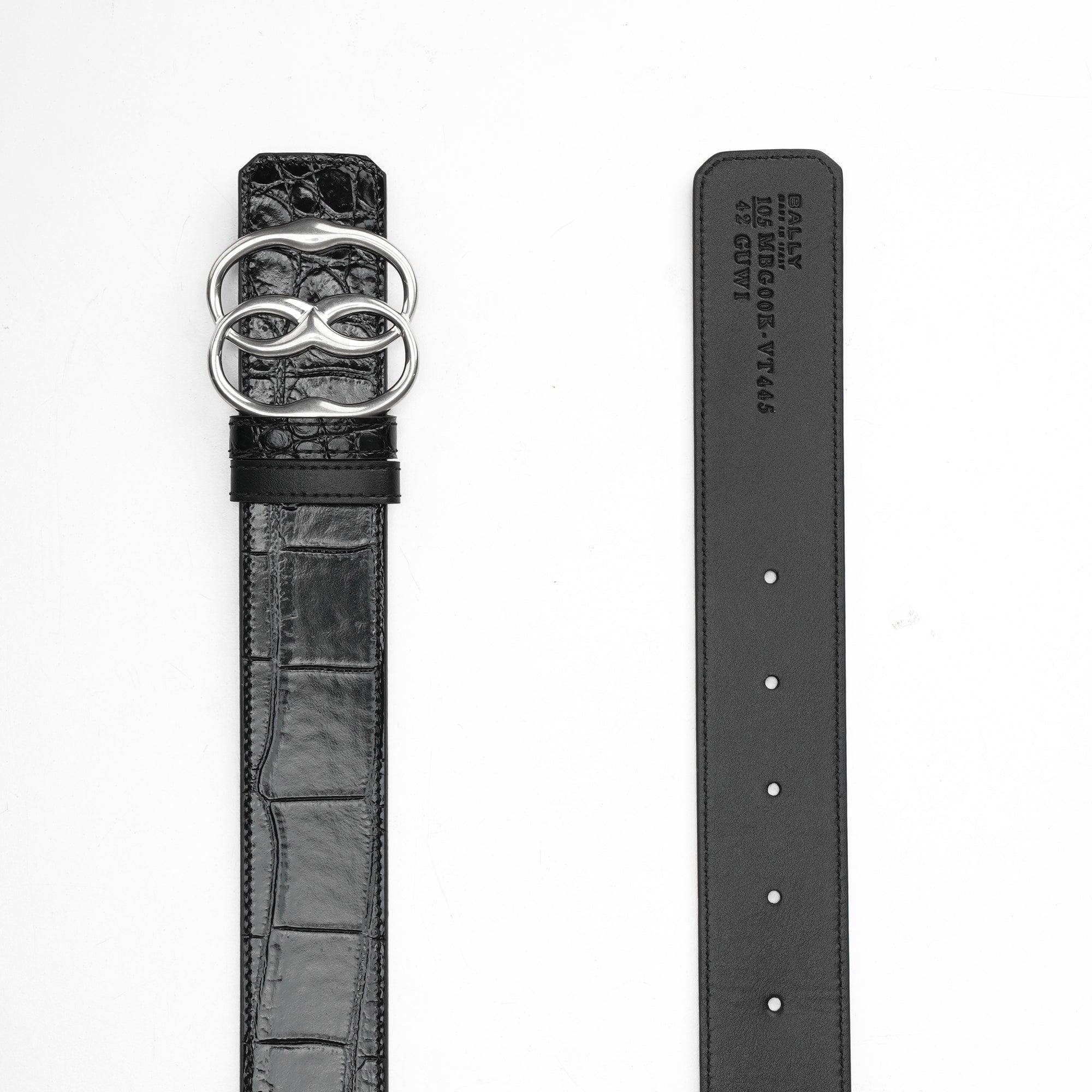 Bally Emblem 35mm Reversible Leather Belt