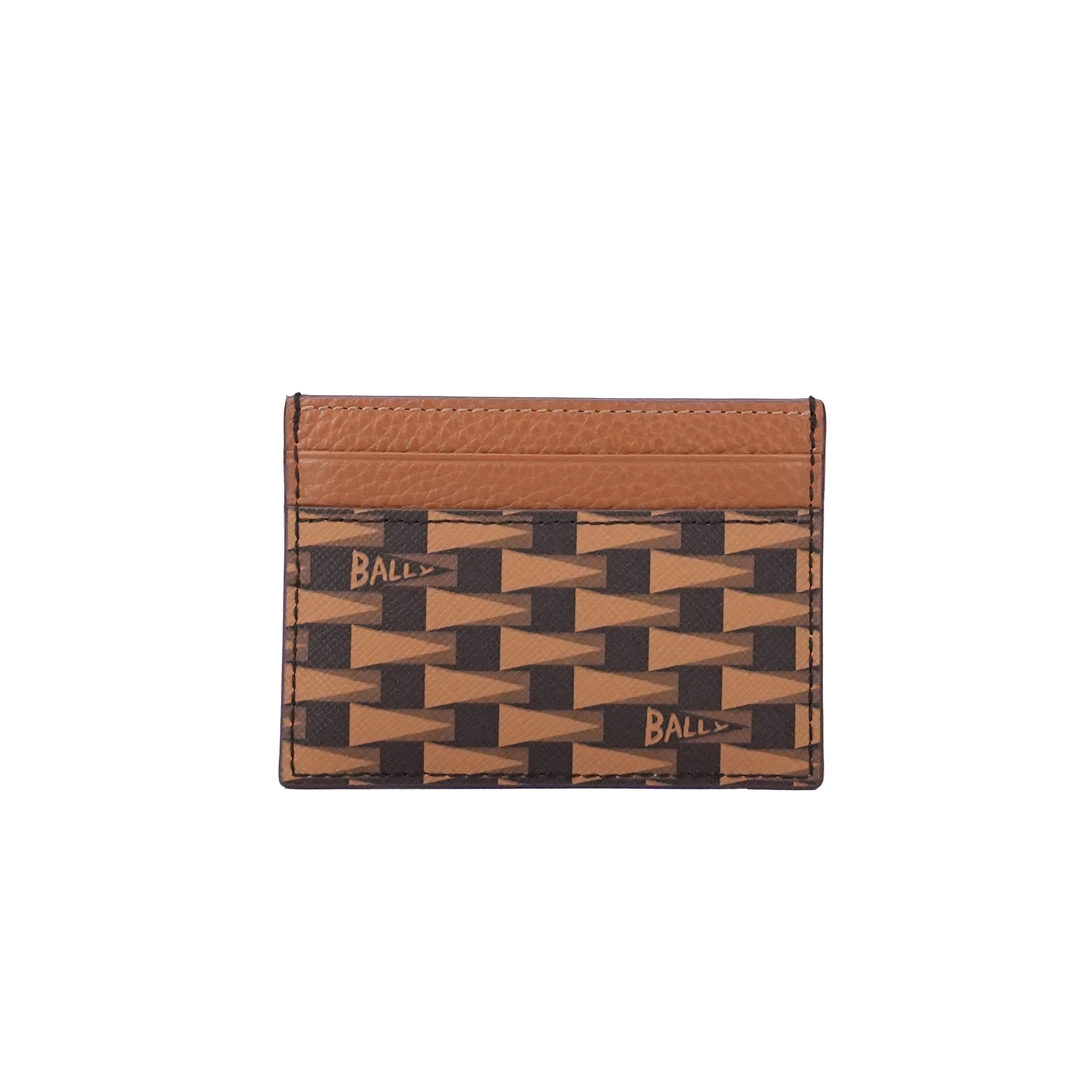 Bally Pennant Leather Card Case