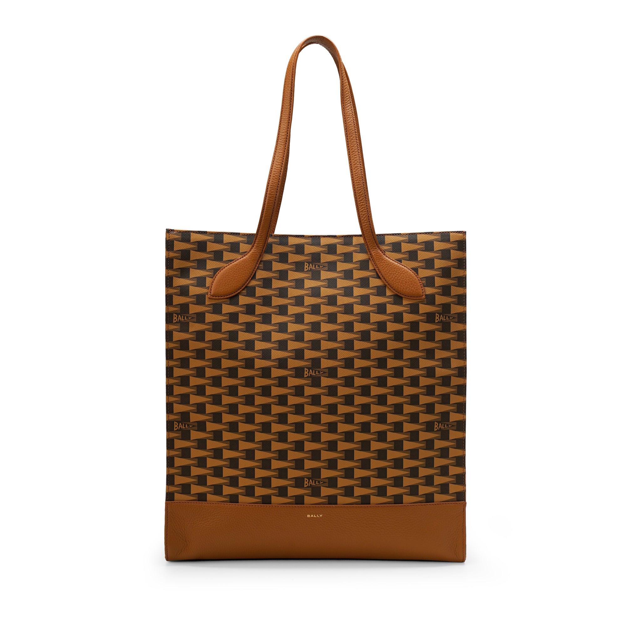 Bally Pennant Keep On Ns Leather Tote Bag
