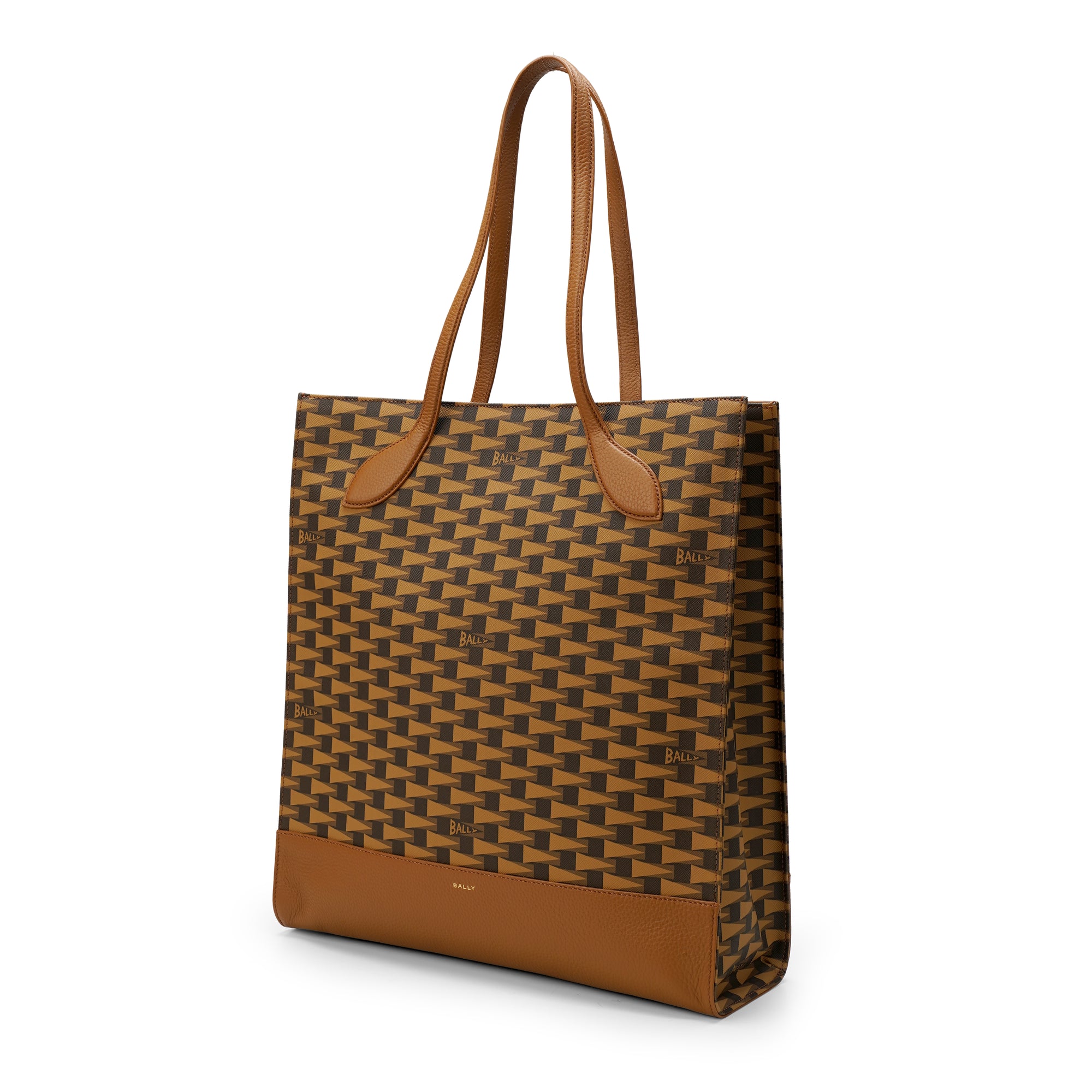 Bally Pennant Keep On Ns Leather Tote Bag