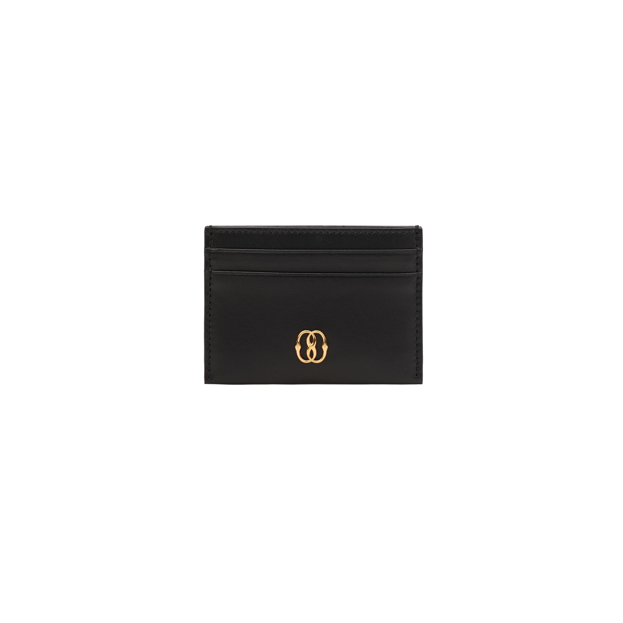 Bally Emblem Leather Card Holder