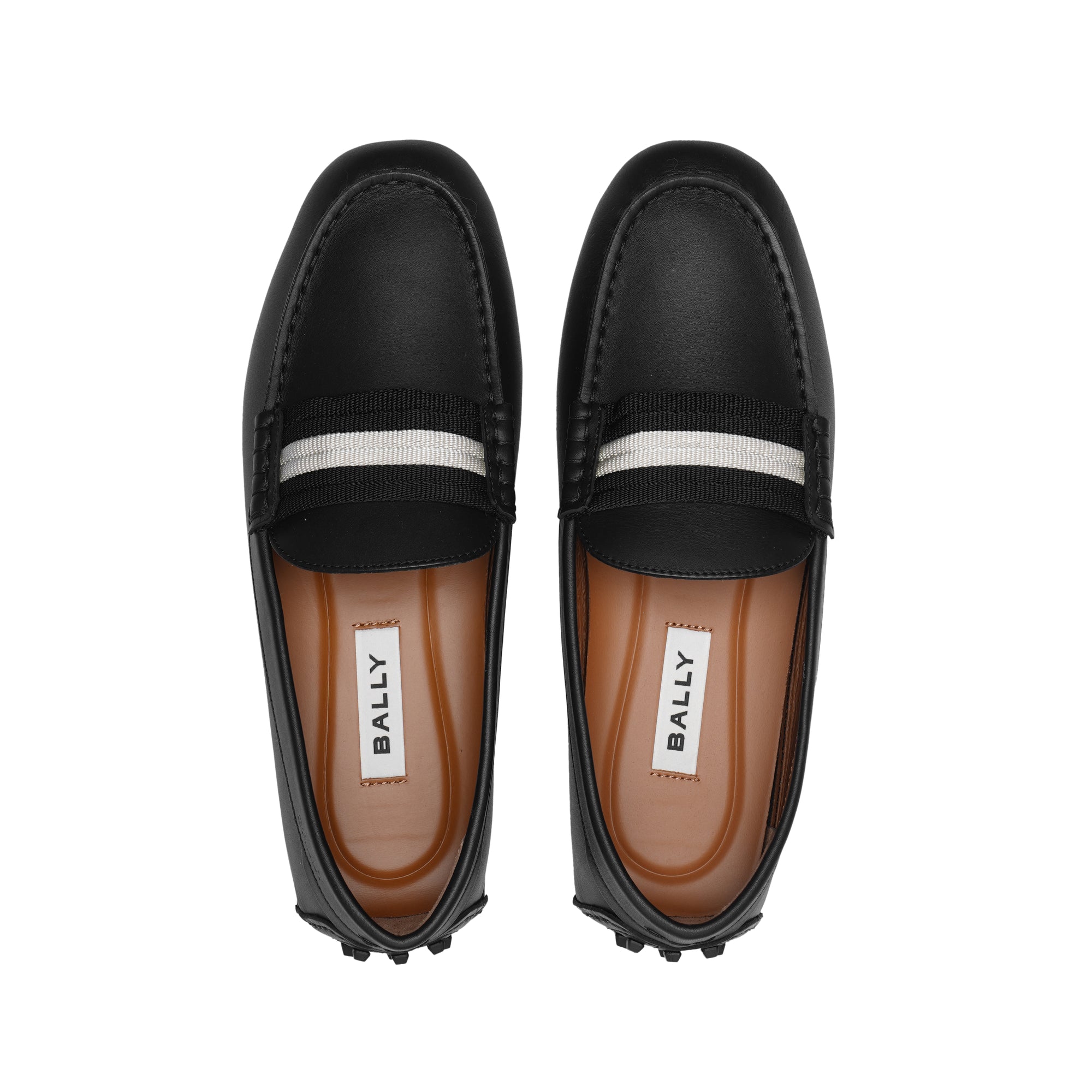 Bally Kansan Leather Loafers