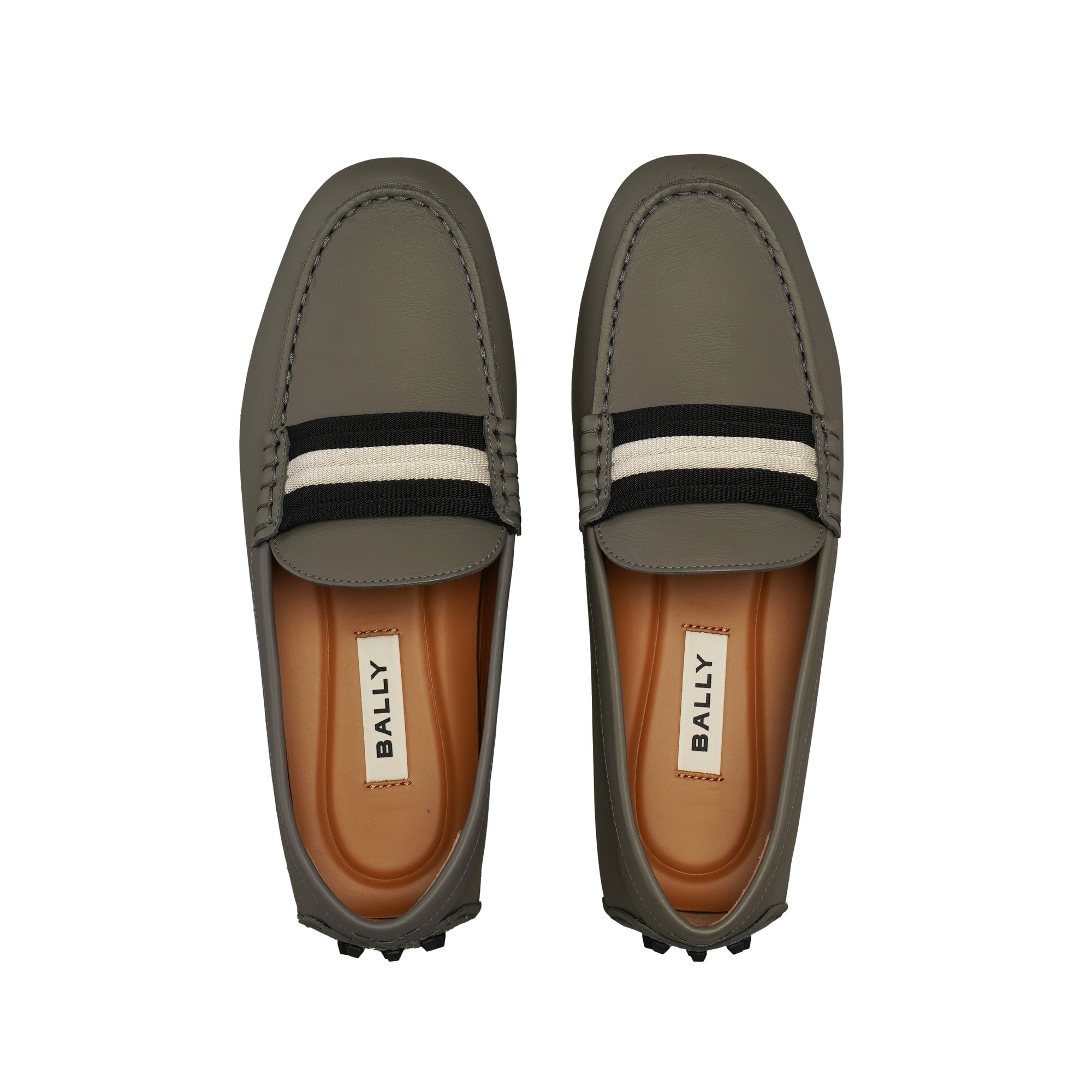 Bally Kansan Leather Loafers
