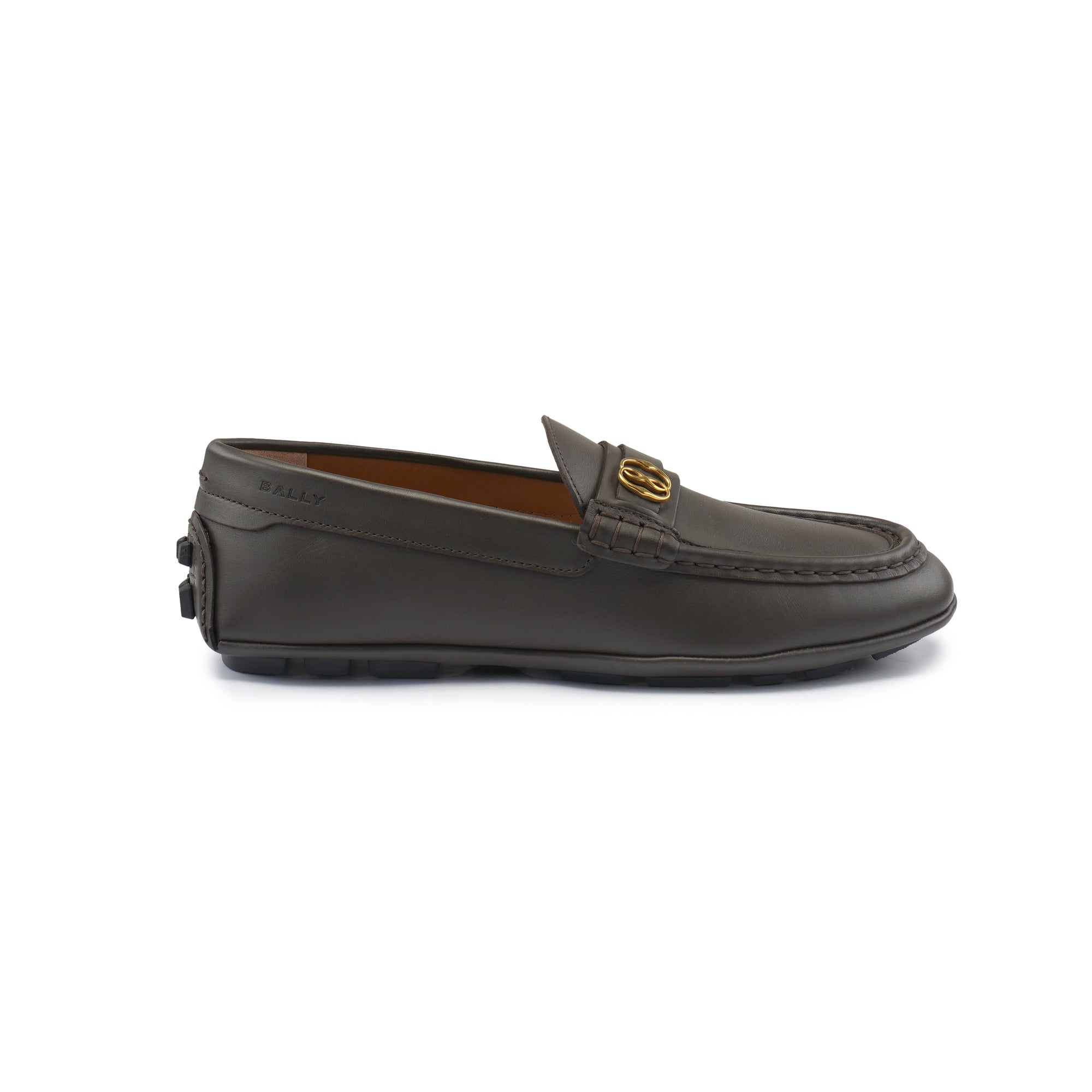 Bally Keeper Croc Leather Loafers