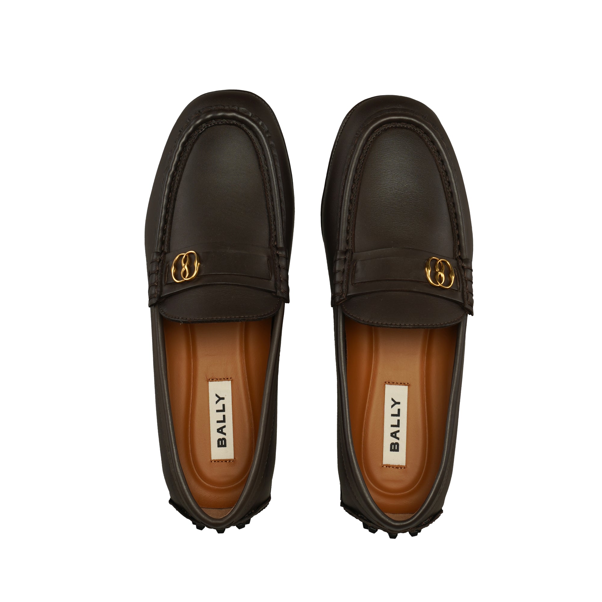 Bally Keeper Croc Leather Loafers