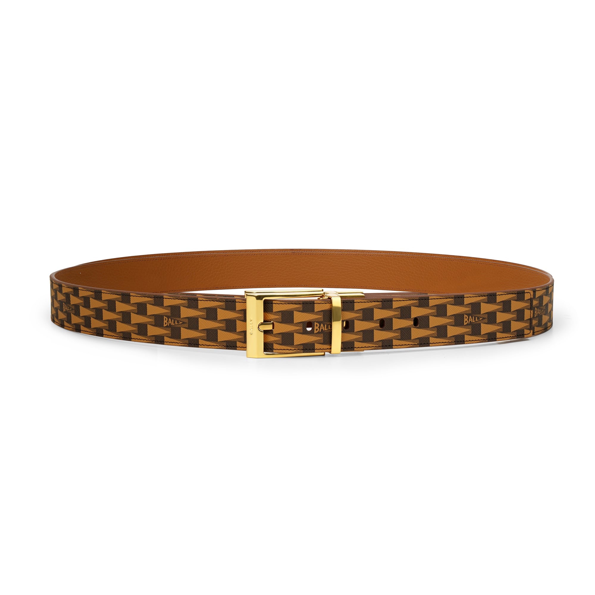Bally Shiffie 35mm Monogram Leather Belt