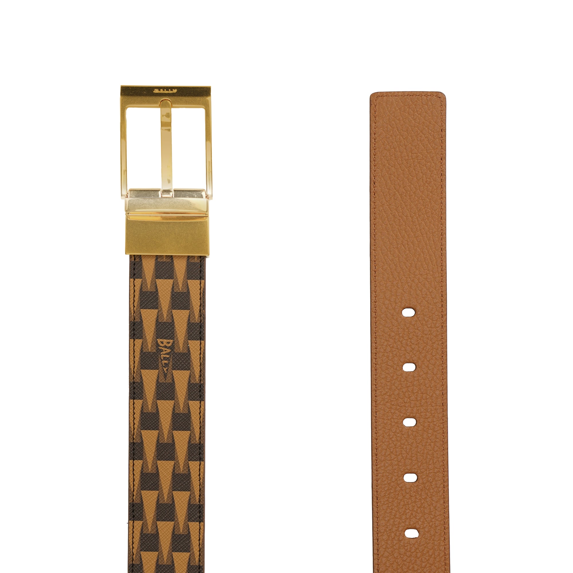Bally Shiffie 35mm Monogram Leather Belt