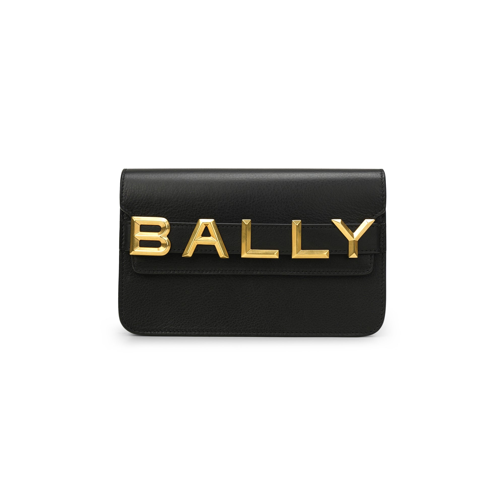 Bally Logo Crossbody Leather Sling Bag