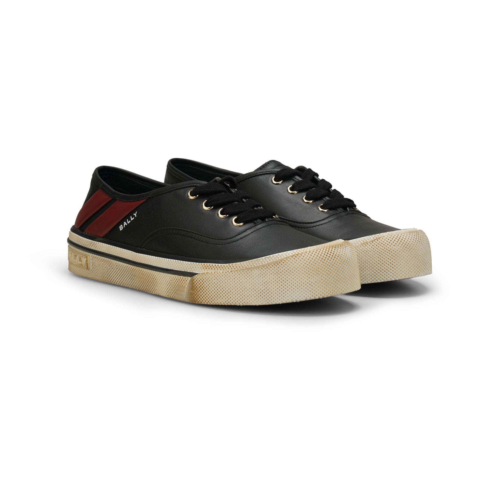 Bally Lynder Low Top Leather Sneakers