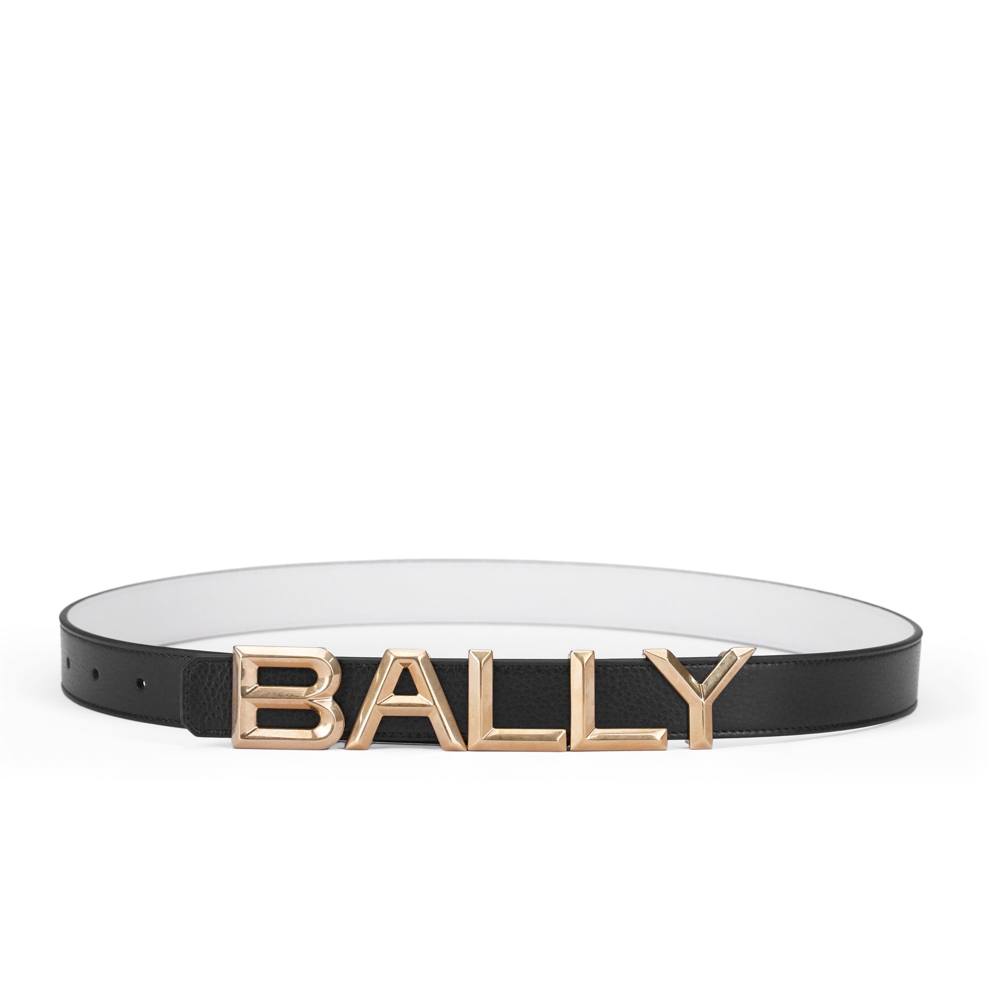 Bally Bold Women 25mm Reversible Grained Leather Belt