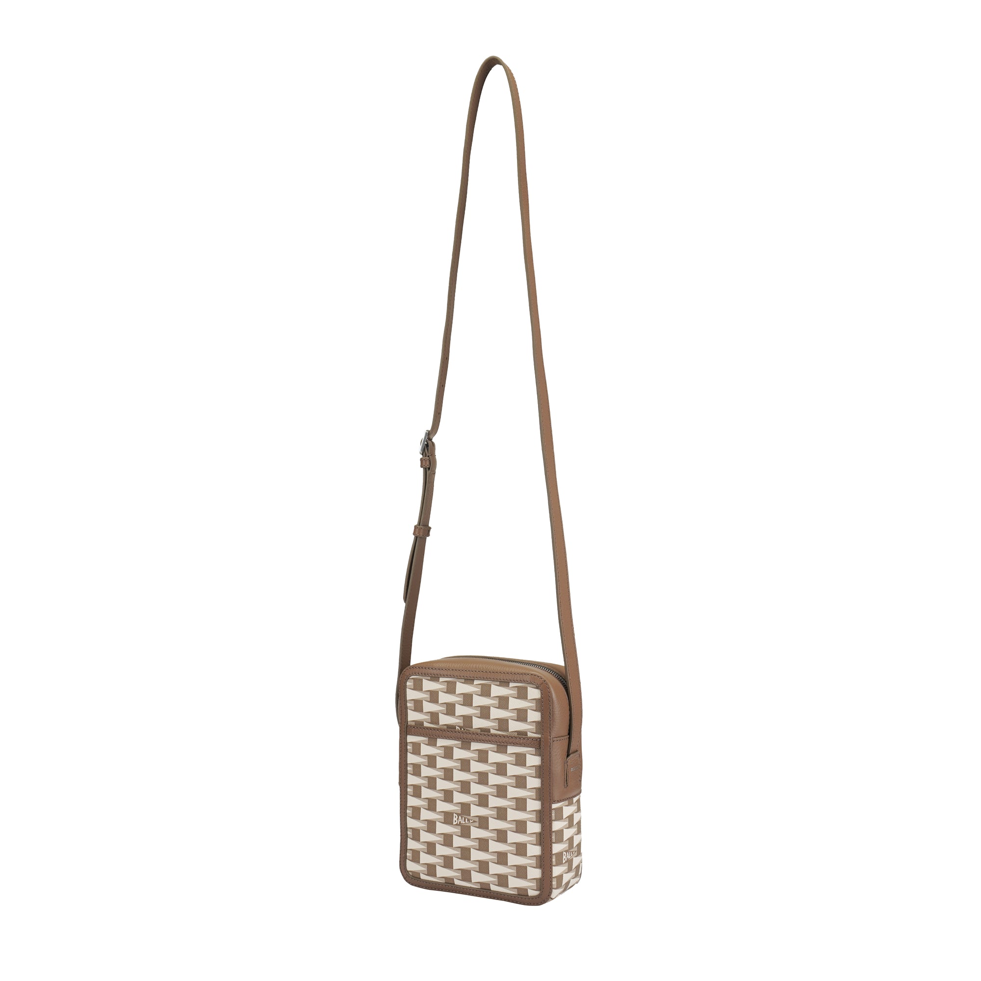 Bally Cross Leather Sling Bag