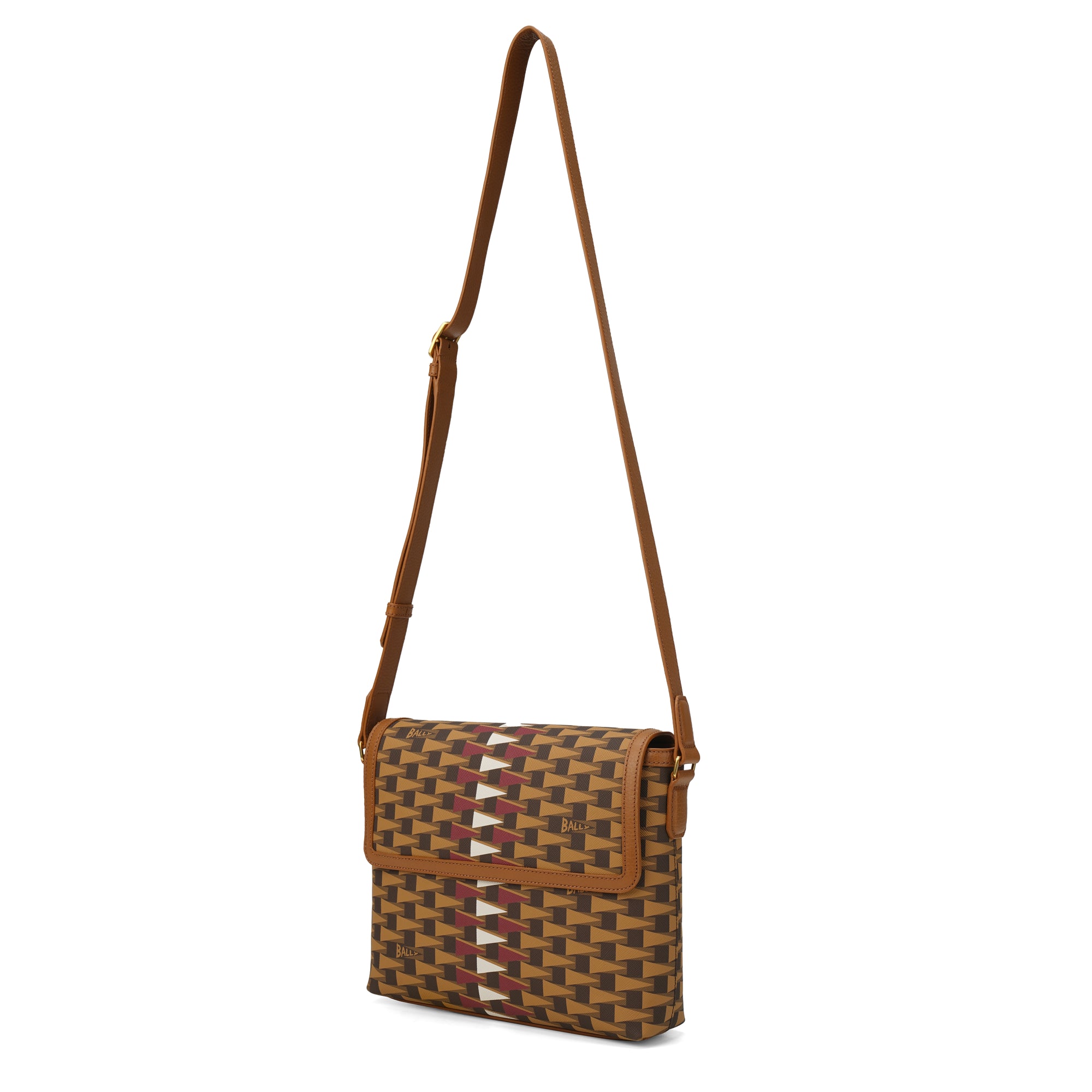 Pennant Monogram Cross Messenger Bag