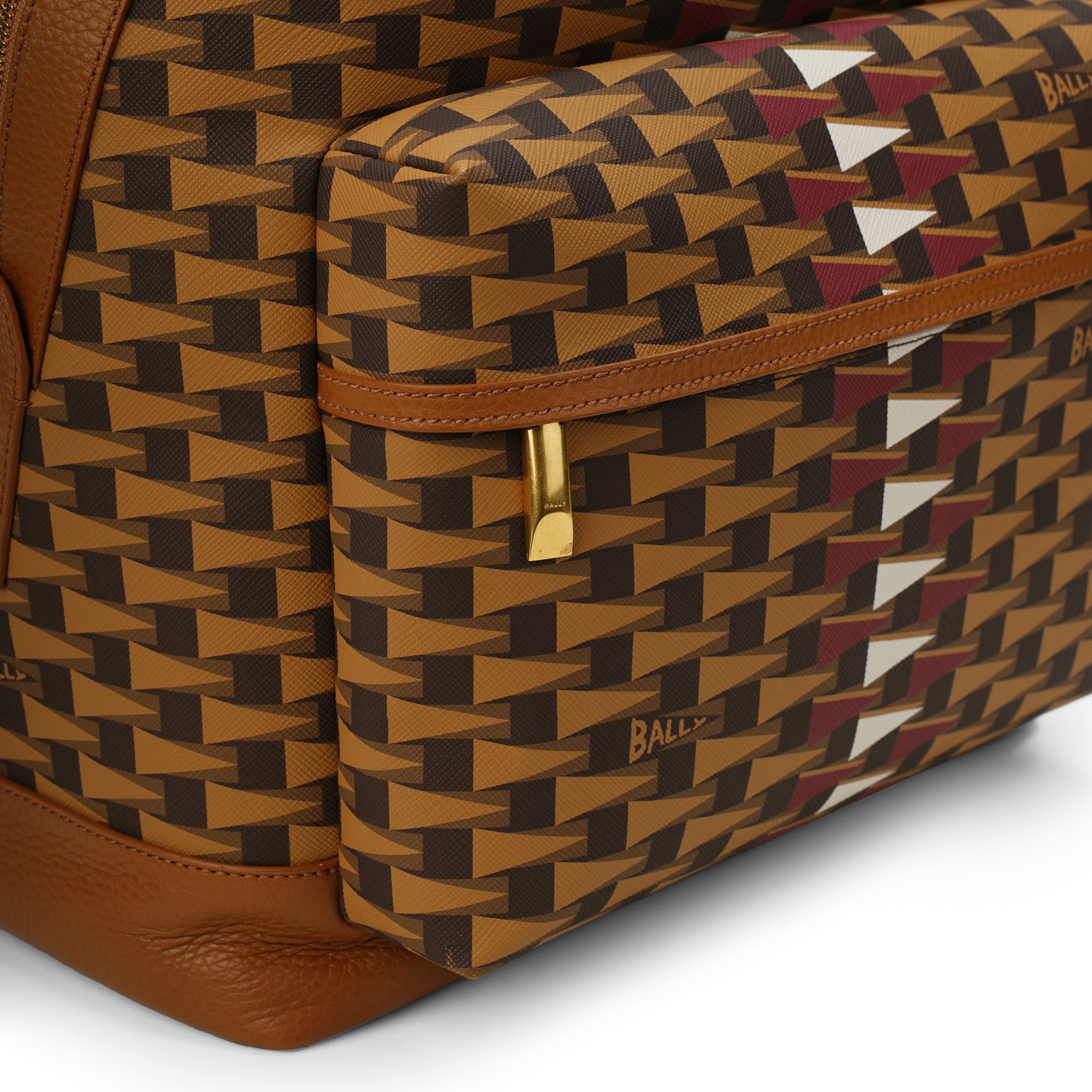 Bally Pennant Bord Trekk Leather Backpack