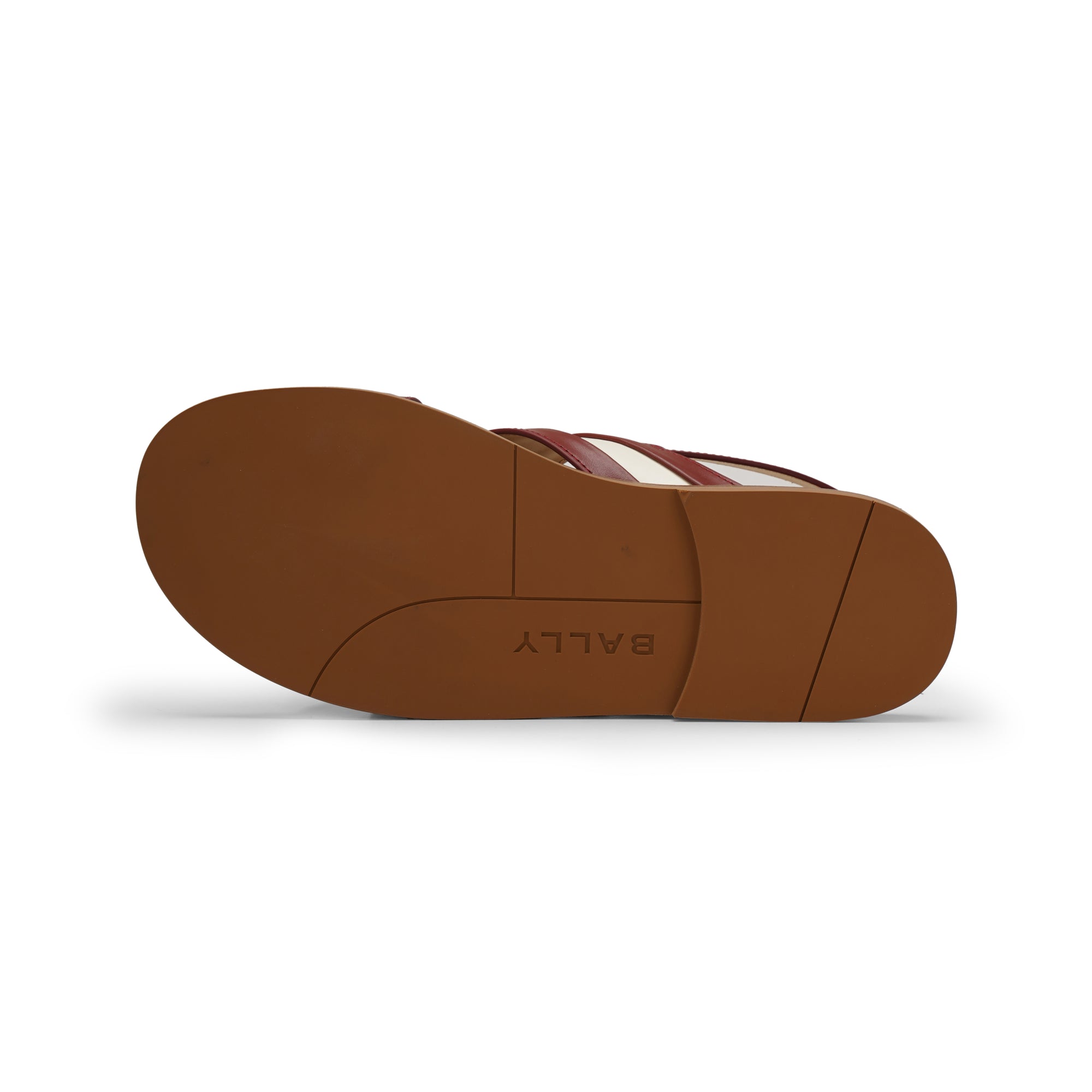 Bally Garey Striped Leather Sandals