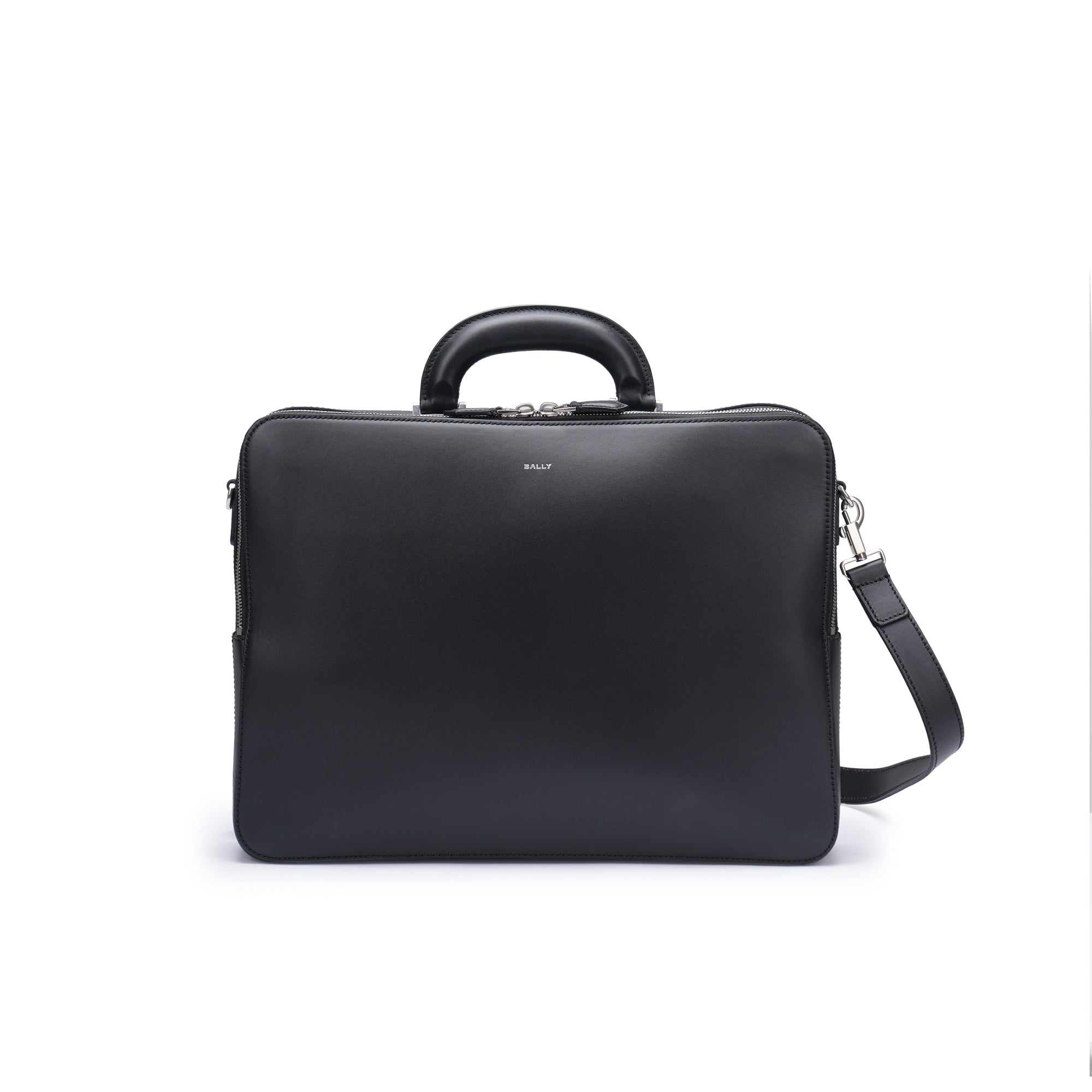 Bally Busy Leather Laptop Bag