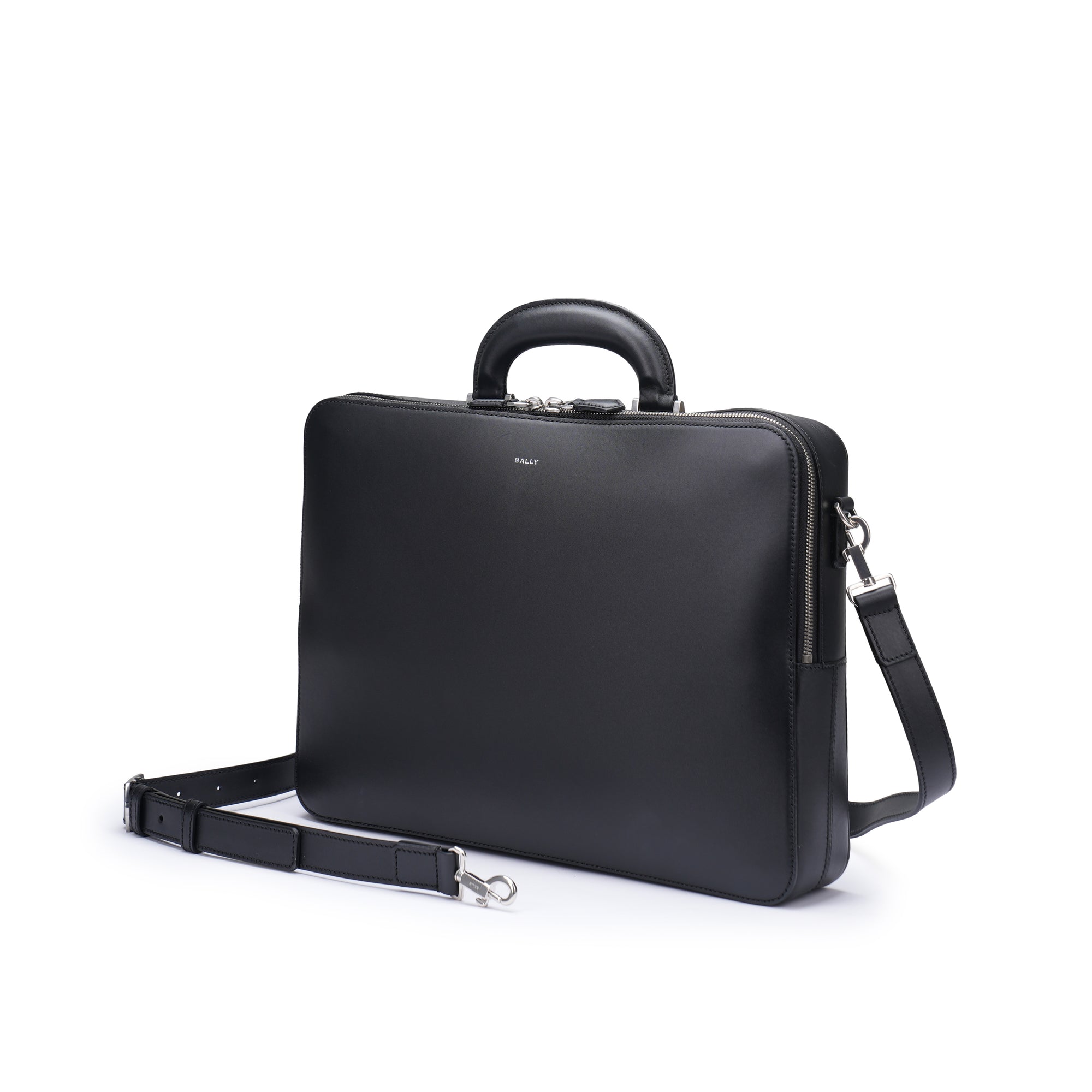 Bally Busy Leather Laptop Bag