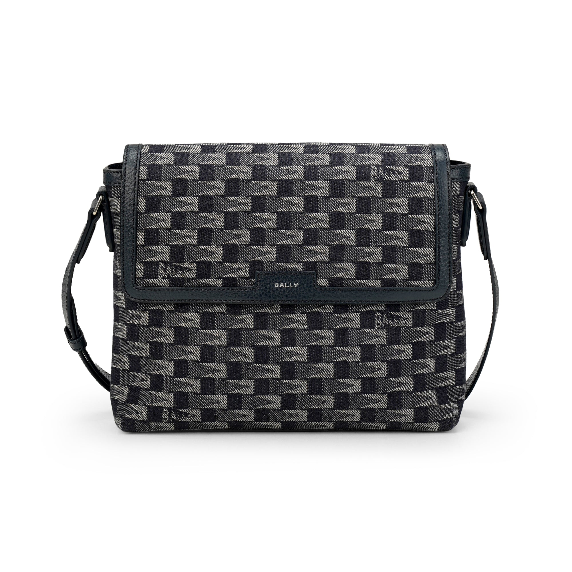 Pennant Cross Messenger Bag Leather
