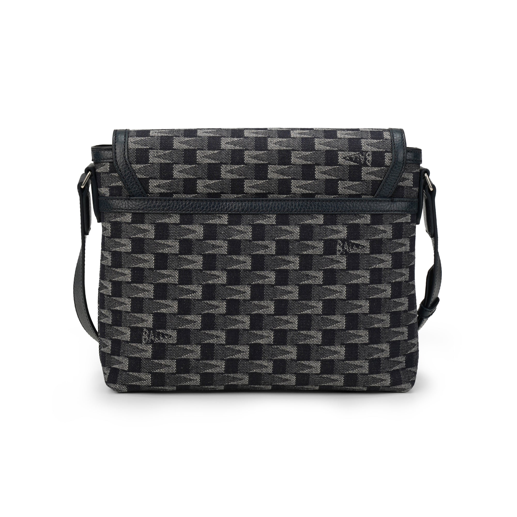 Pennant Cross Messenger Bag Leather