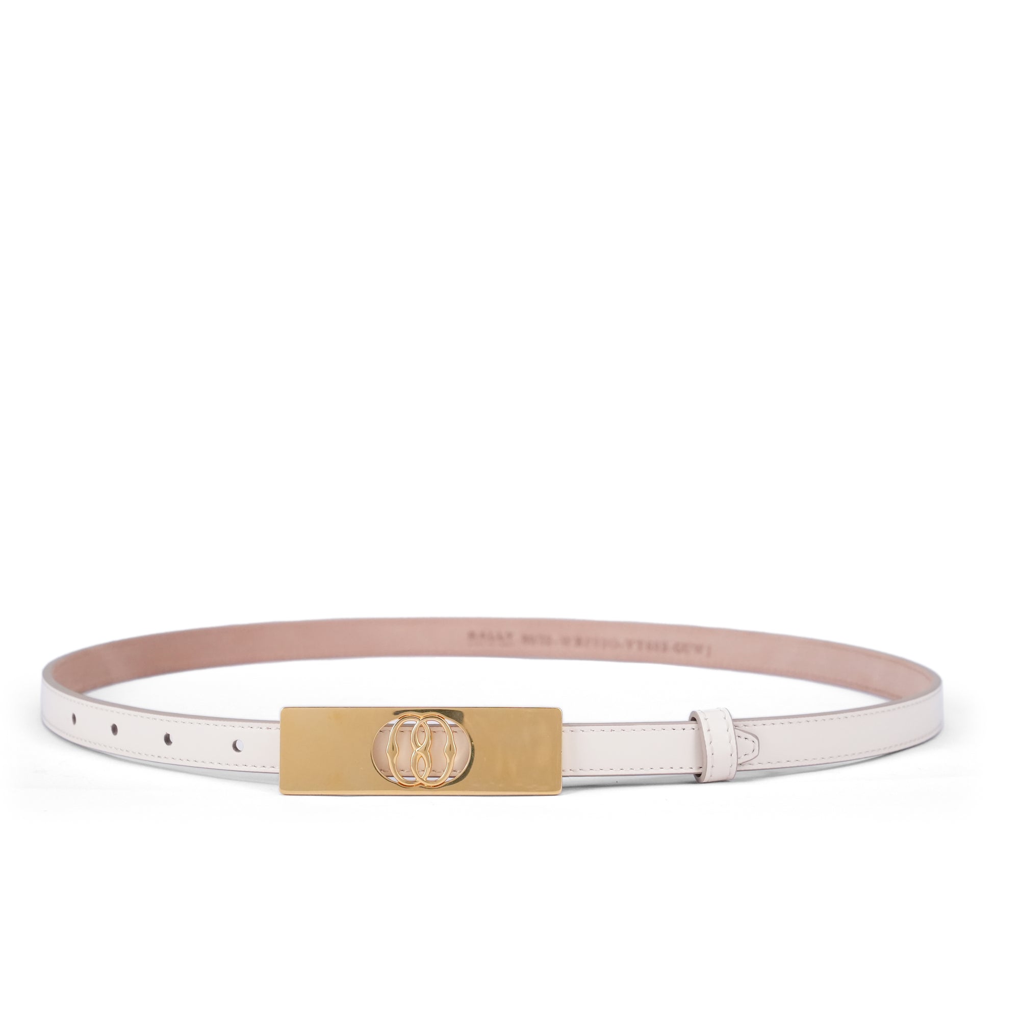 Bally Emblem Bar 15mm Leather Belt