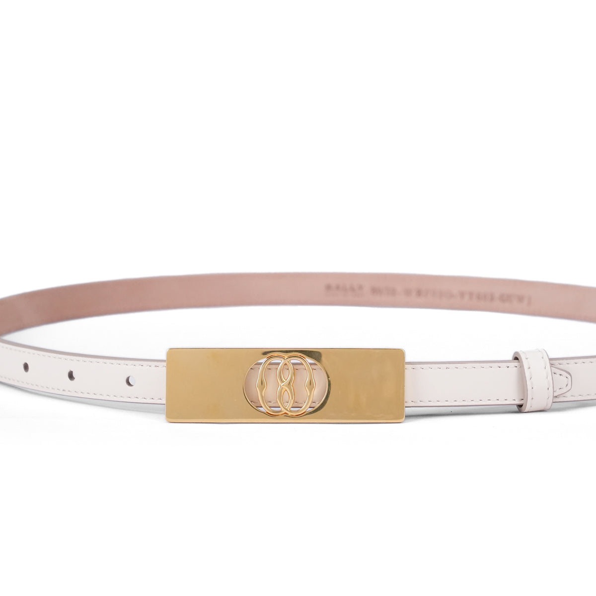 Bally Emblem Bar 15mm Leather Belt