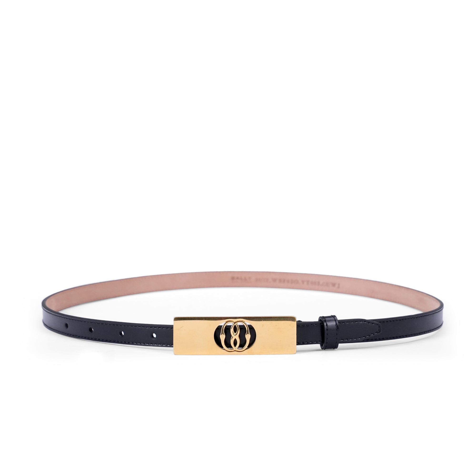 Bally Emblem Bar 15mm Leather Belt