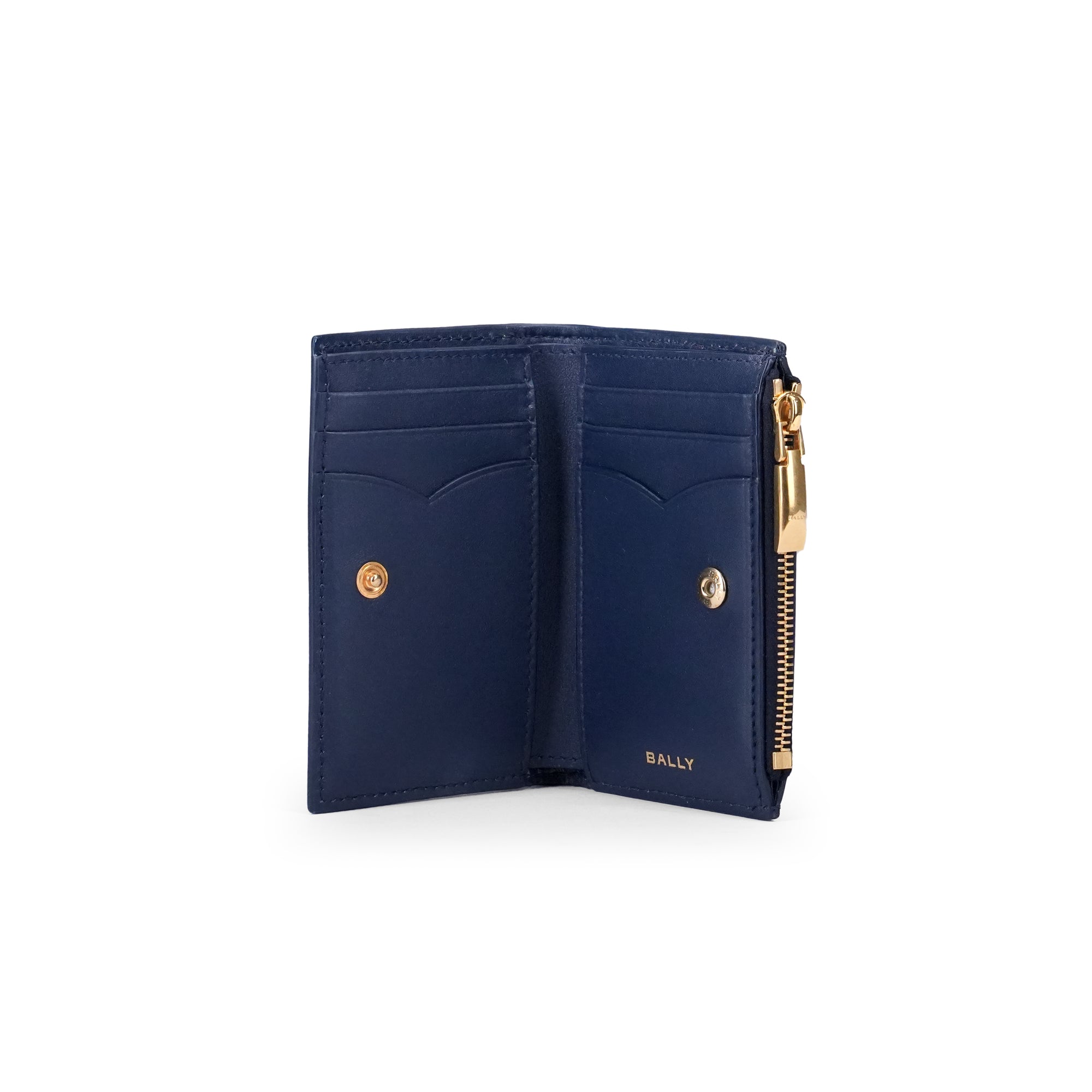Bally Emblem Compact Wallet