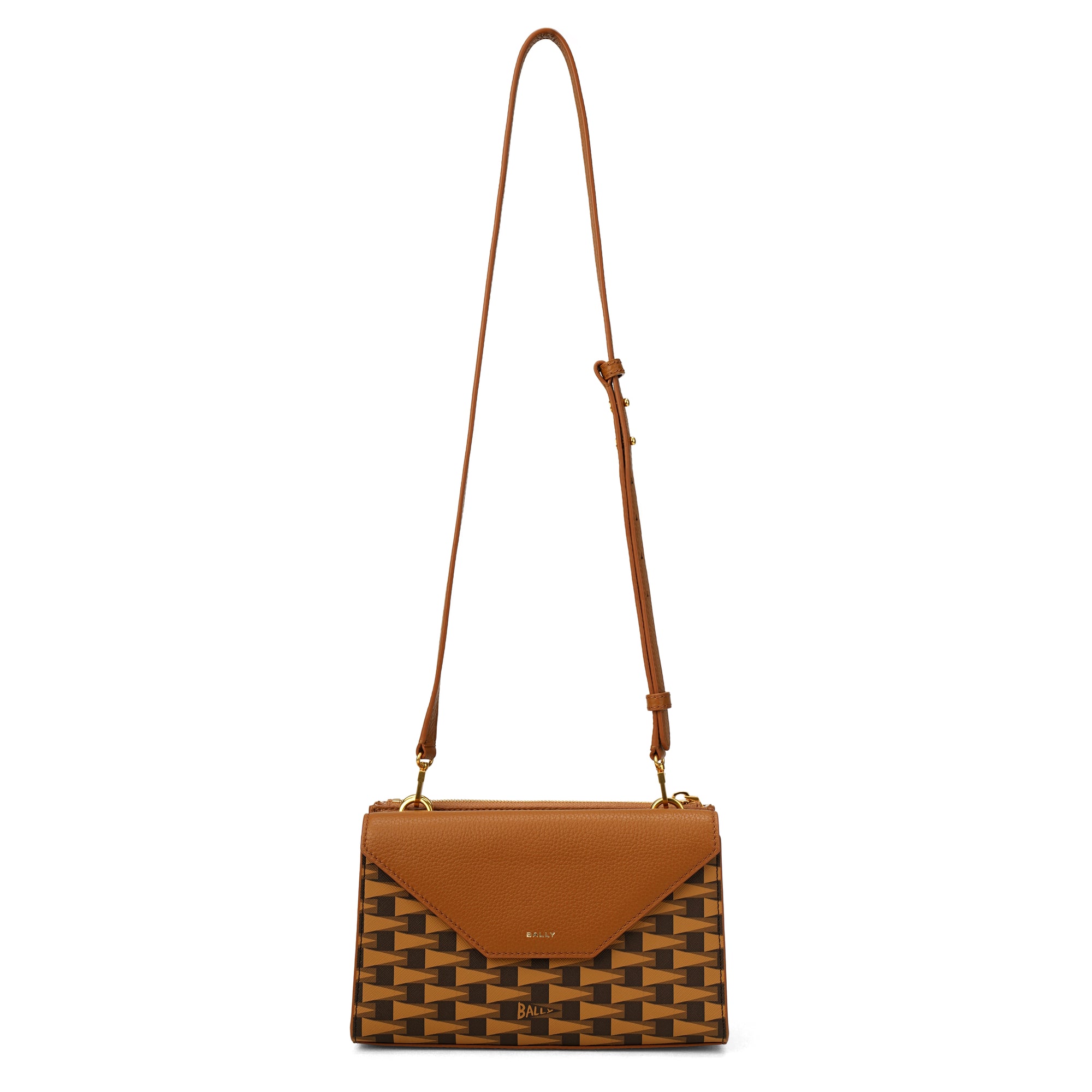 Bally Pennant Duo PVC Sling Bag