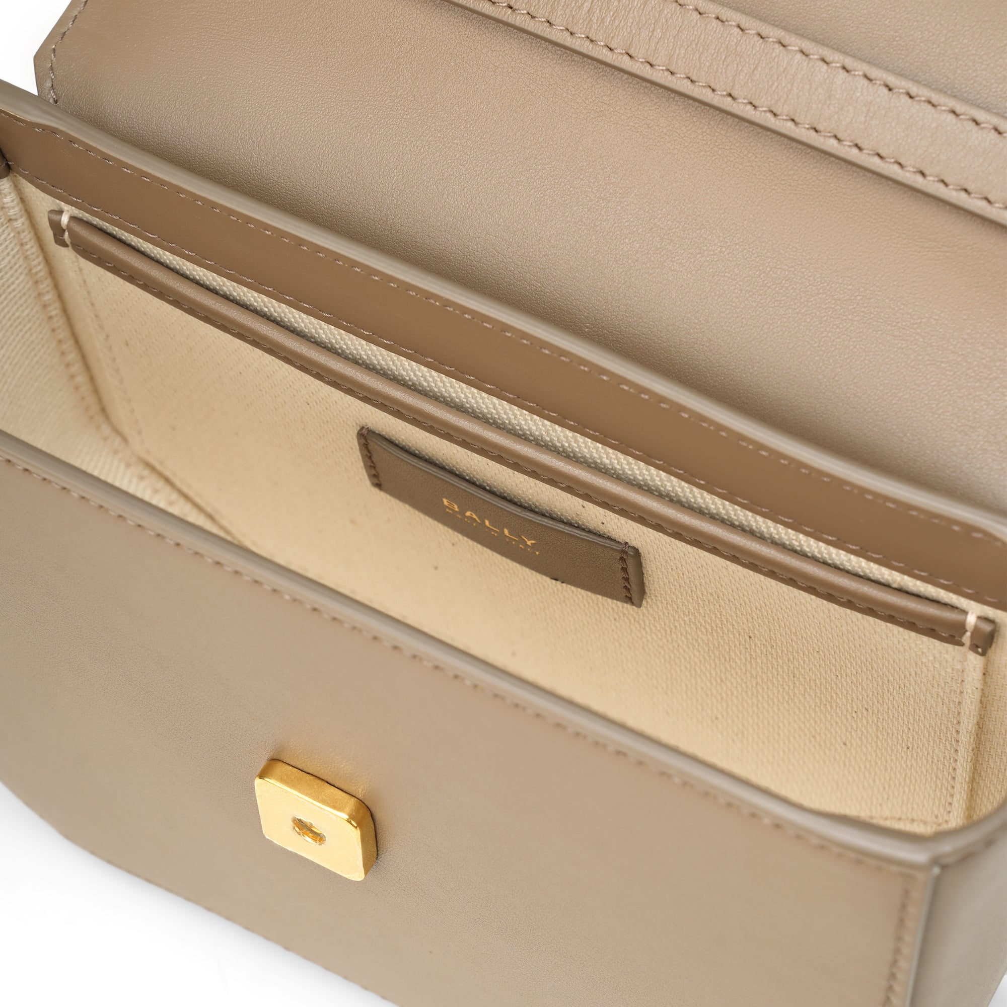 Bally Emblem Folio Mini Leather Bag