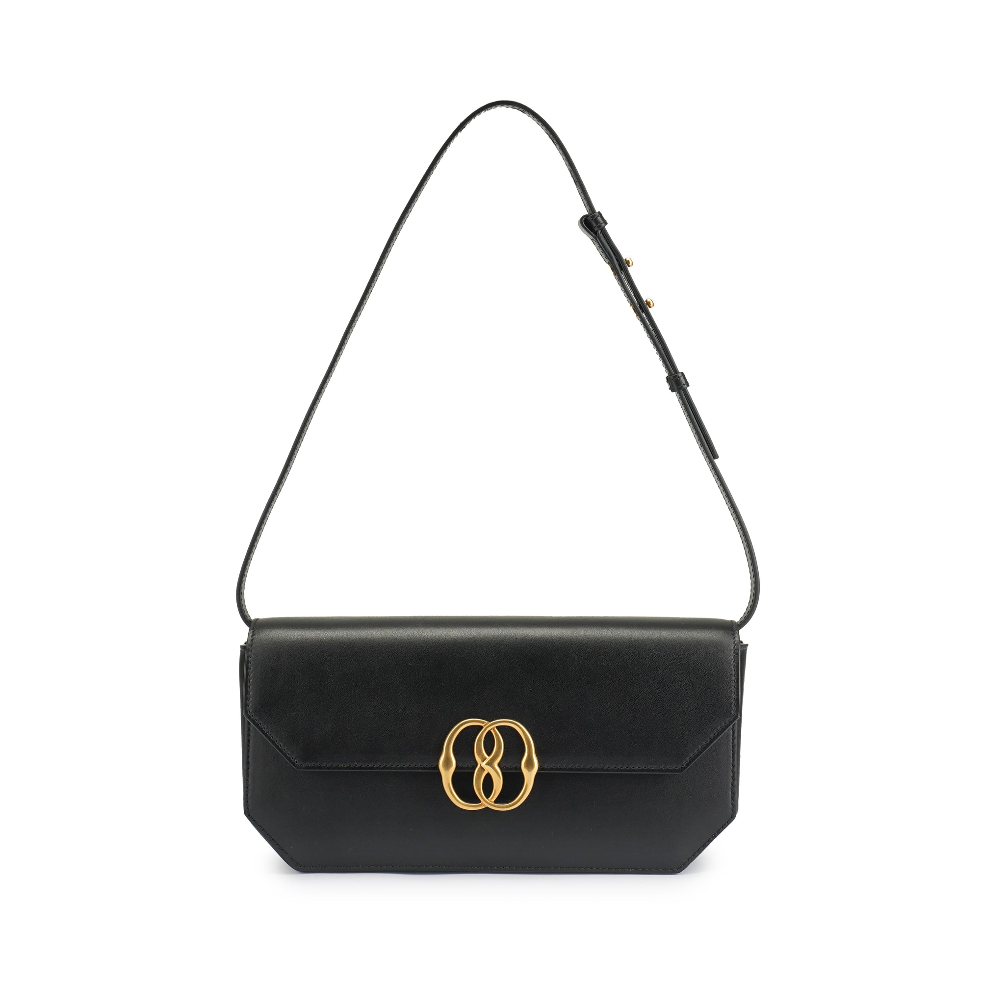 Bally Emblem Folio L Leather Sling Bag