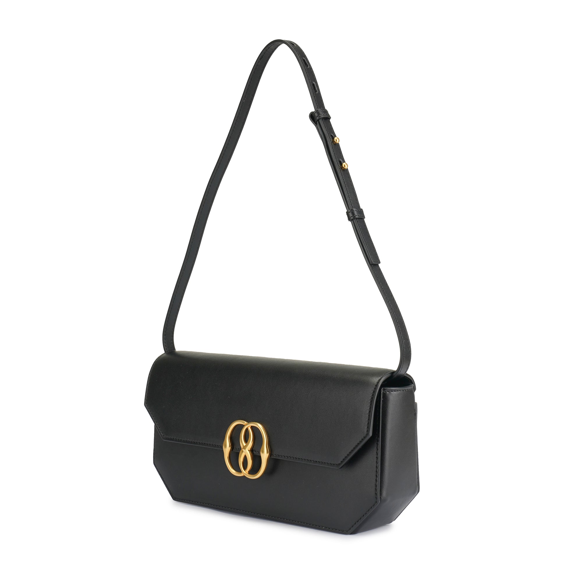 Bally Emblem Folio L Leather Sling Bag