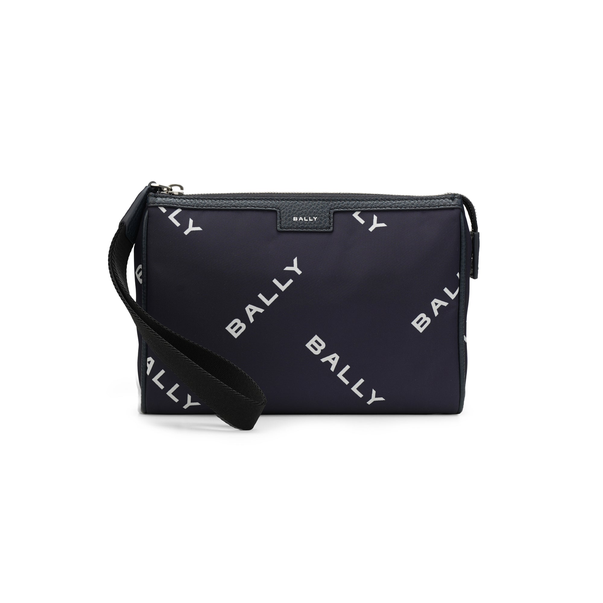 Bally Nylon Code Clutch Logo