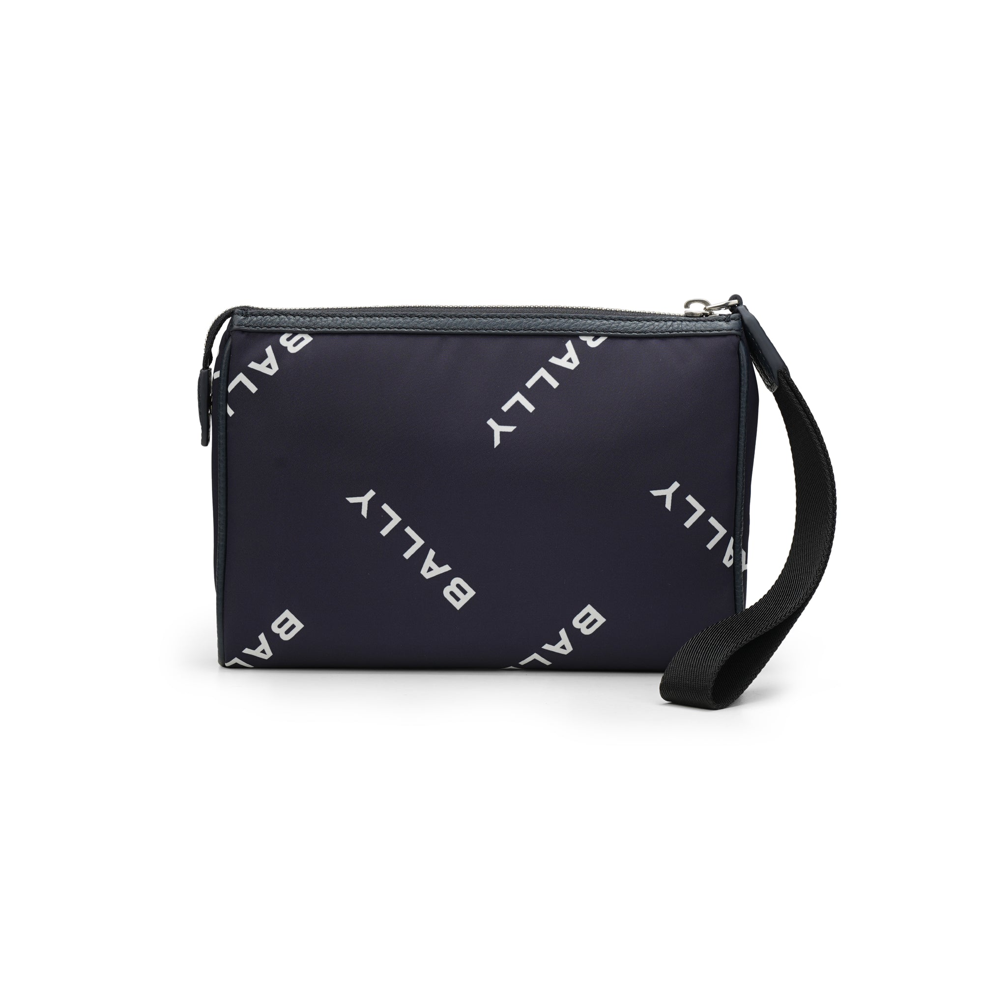 Bally Nylon Code Clutch Logo