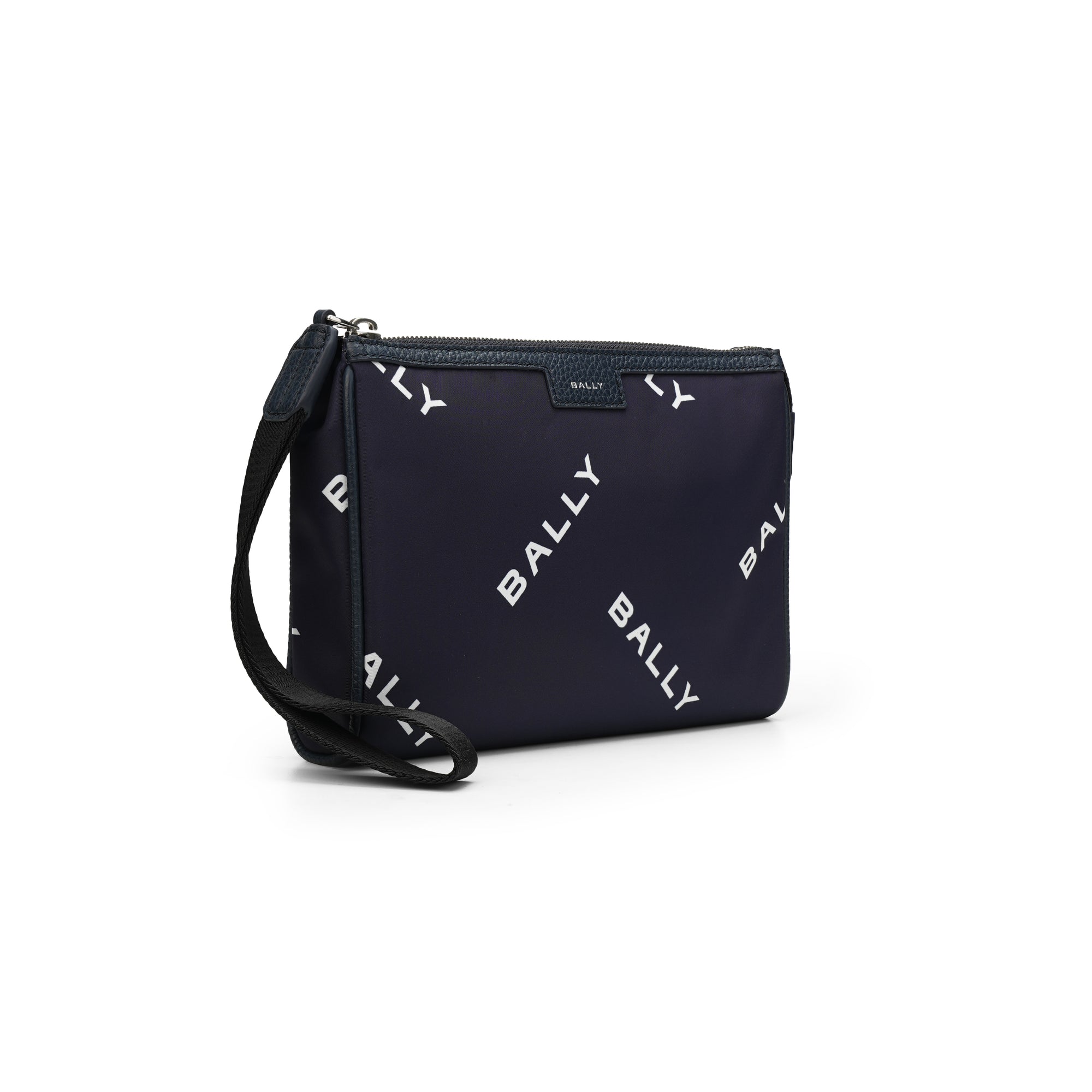 Bally Nylon Code Clutch Logo