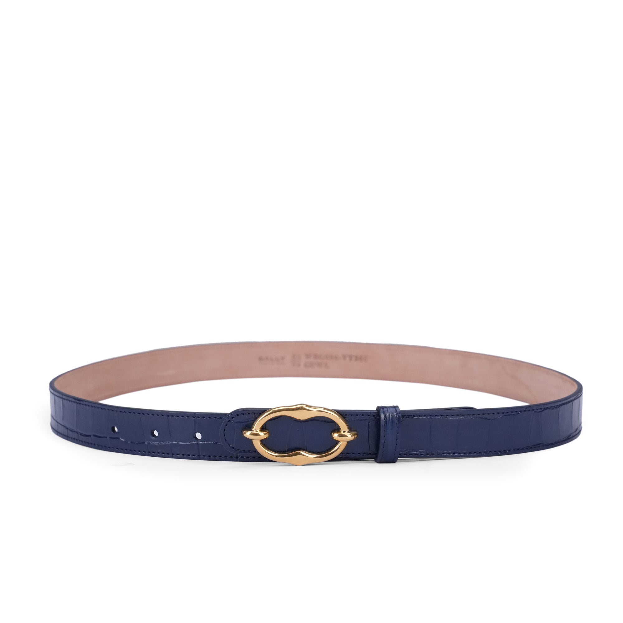 Bally Emblem Oval 25mm Leather Belt