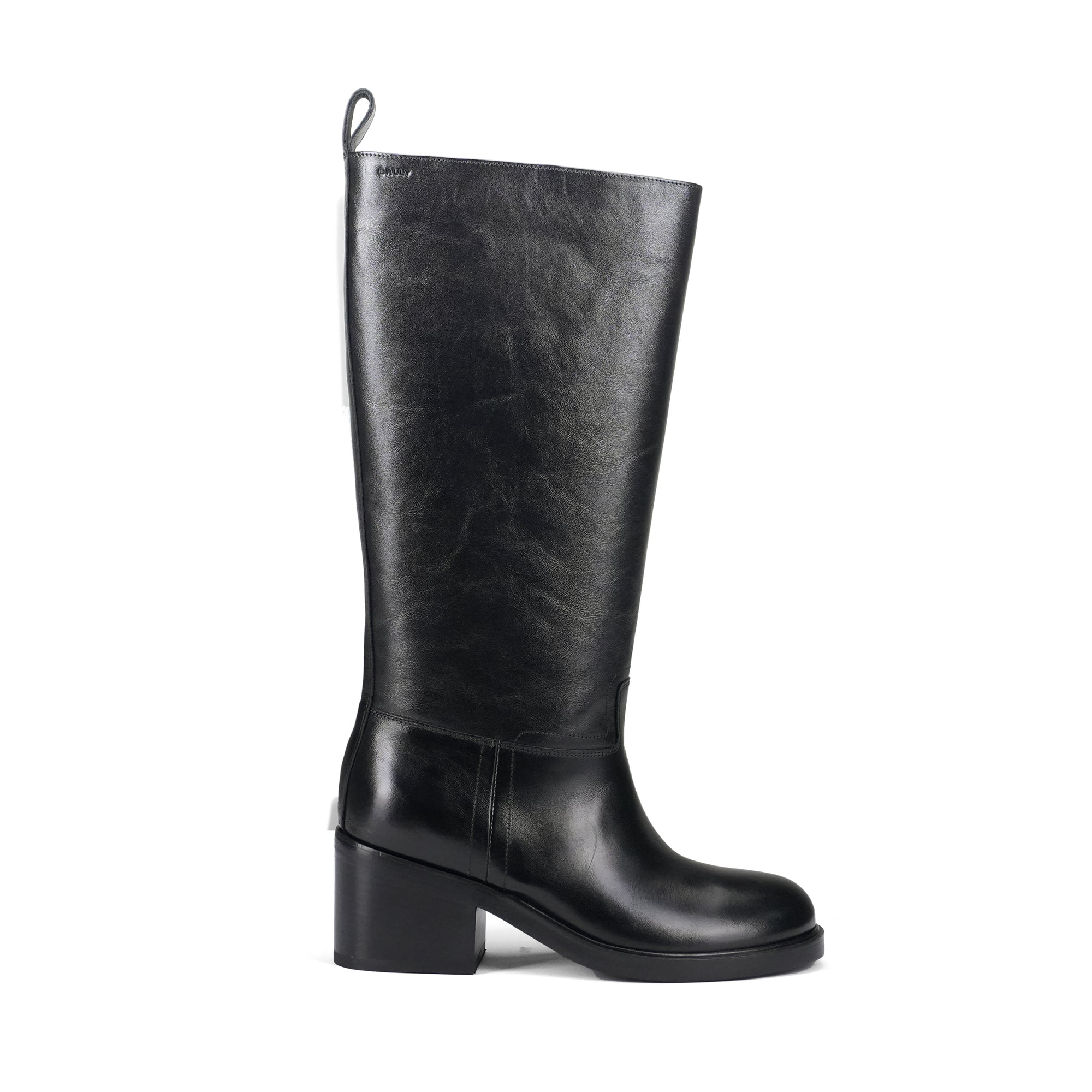 Bally Peggy 55mm Leather Boot Heels