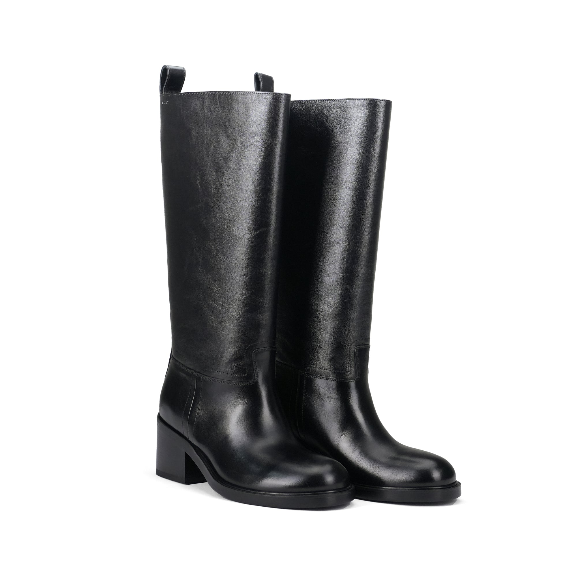 Bally Peggy 55mm Leather Boot Heels