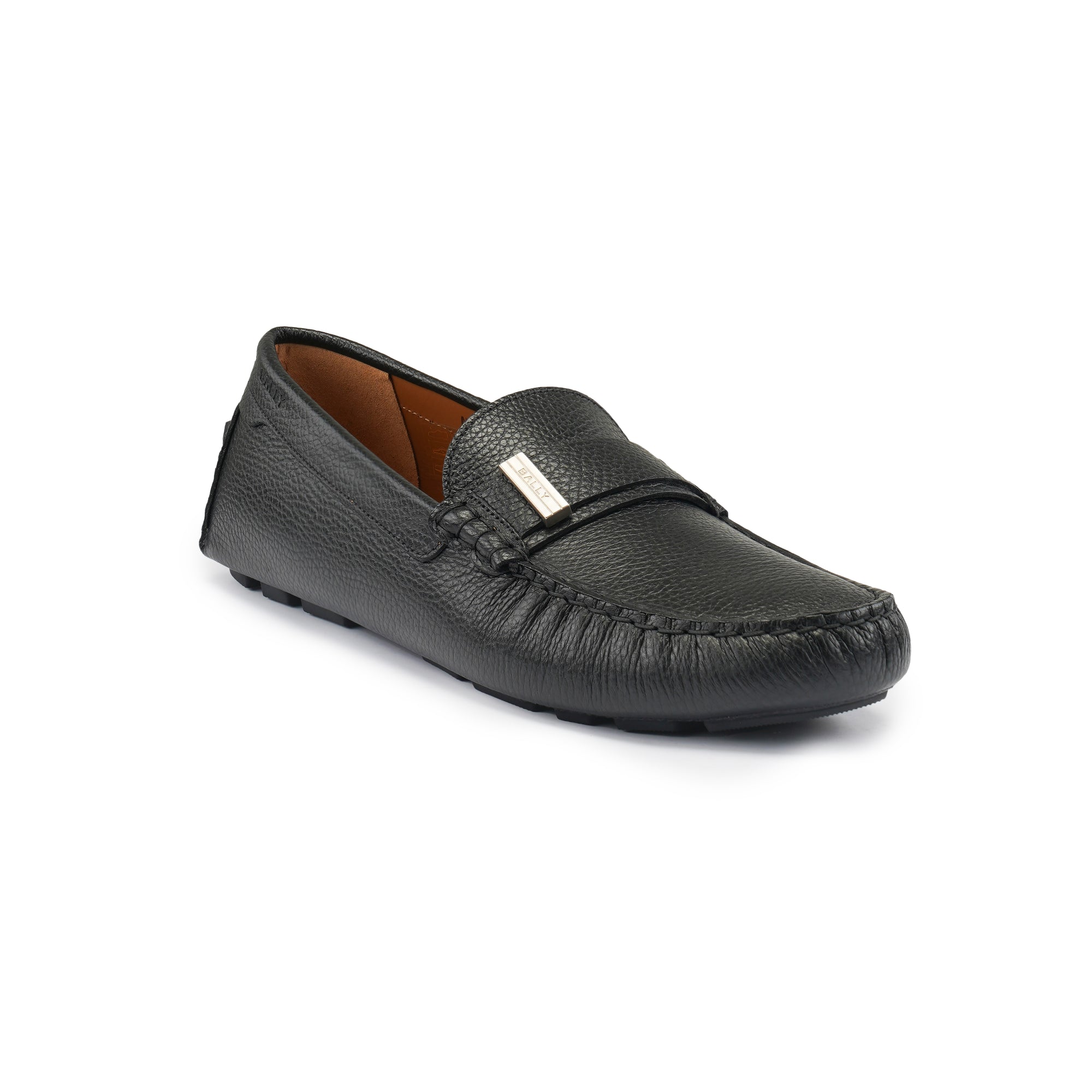 Bally Kaido Grained Leather Loafers