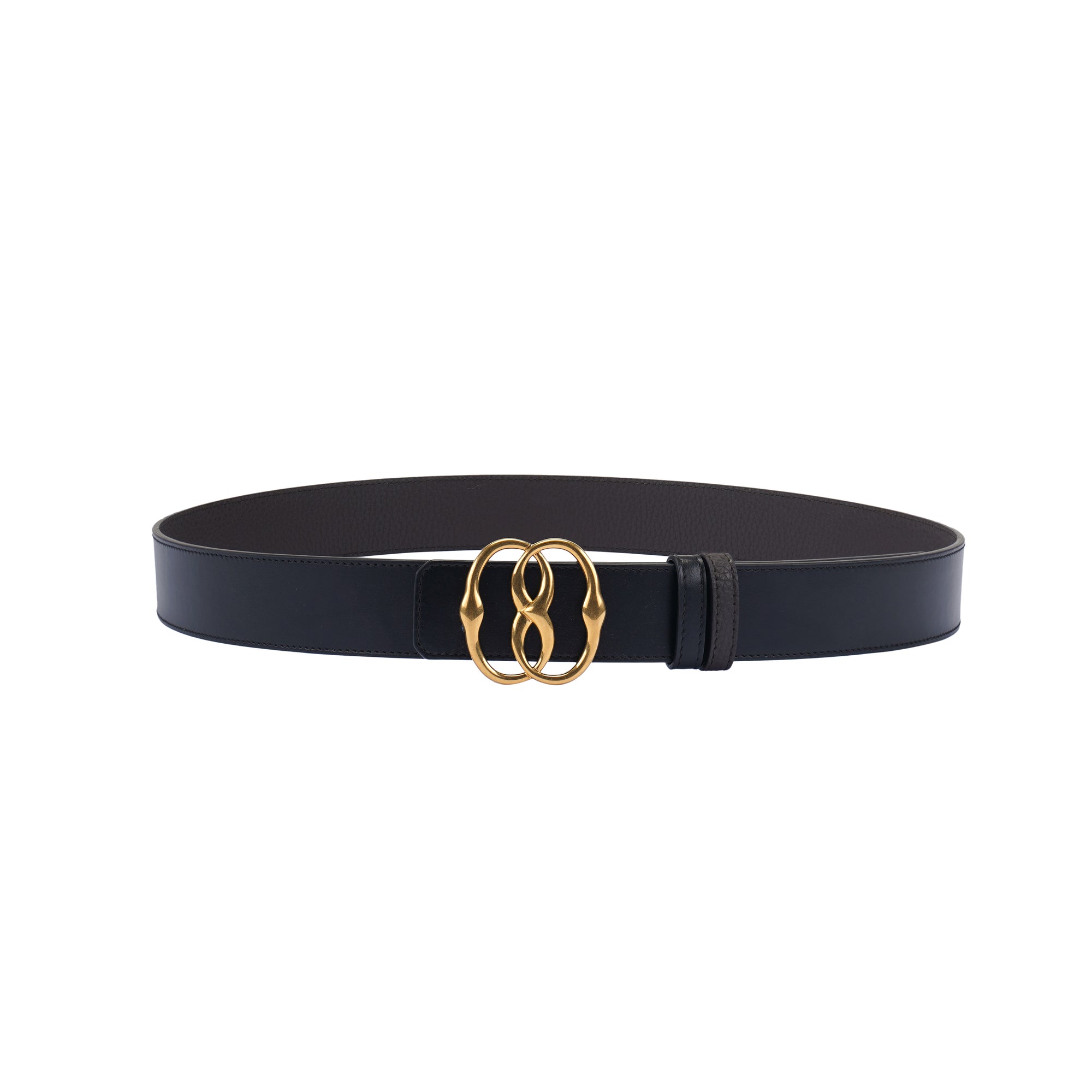 Bally Emblem 35 Reversible Leather Belt